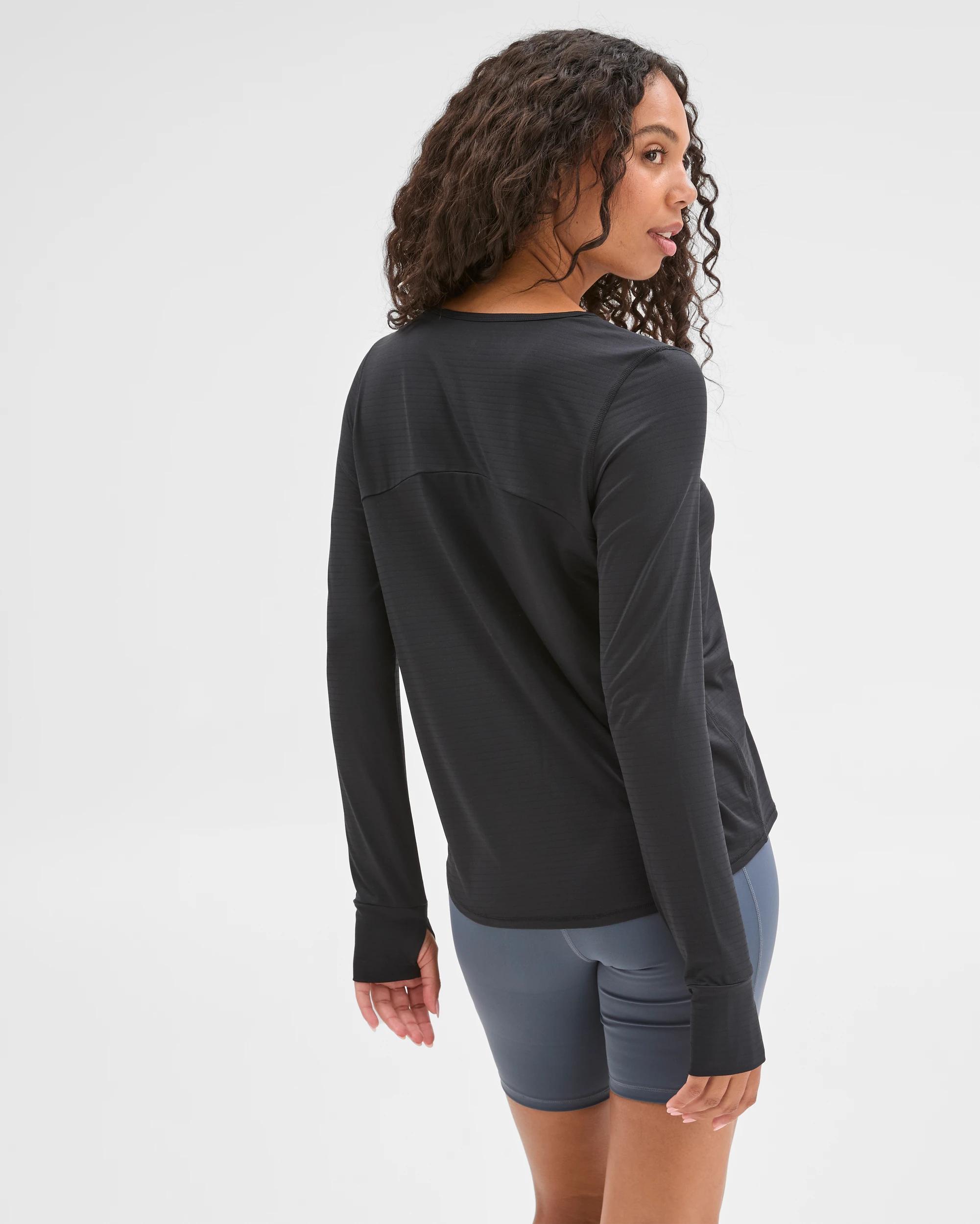 4 Target Active Active Long Sleeve Running T-Shirt BLACK, 4 of 5