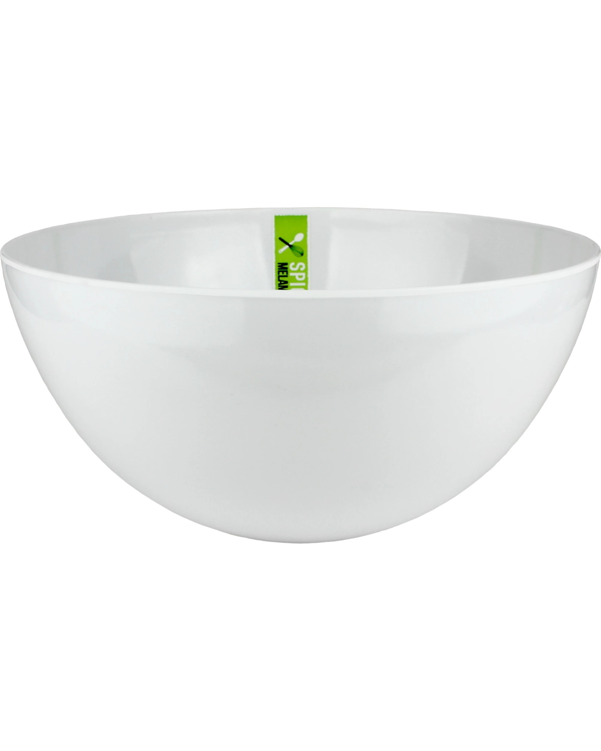 1 Spice Kitchen White Round Melamine Salad Bowl 25cm, 1 of 1