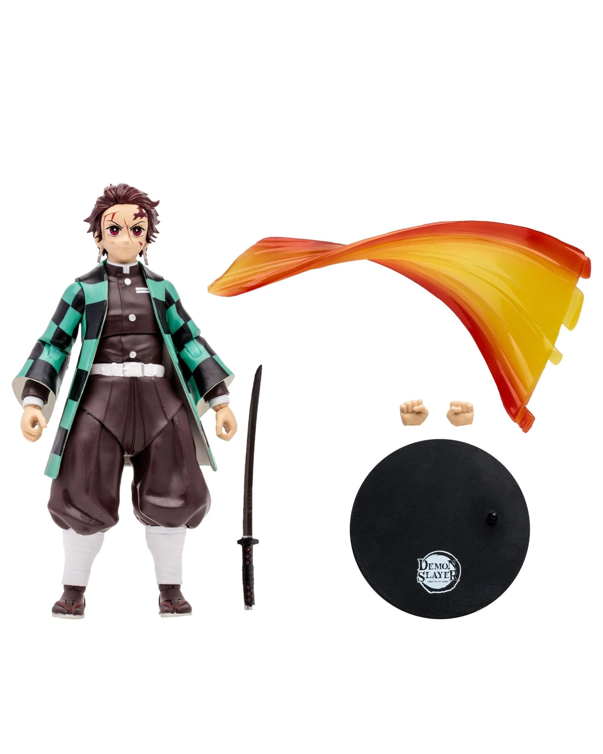 4 Demon Slayer Tanjiro Kamado - Rui Battle Variant -  7 inch Figure, 4 of 10