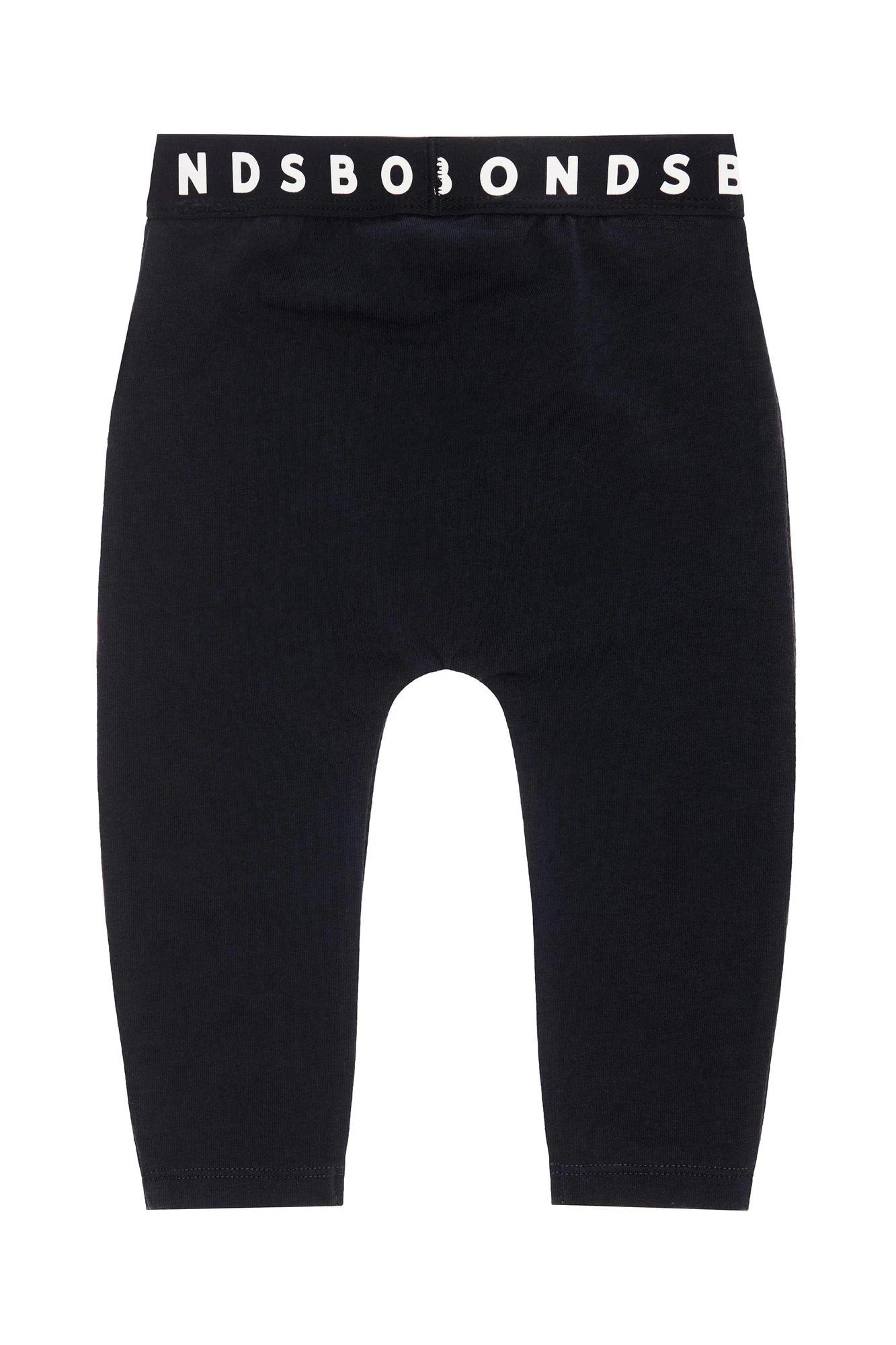 2 Baby Bonds Stretchies Leggings BLACK, 2 of 2