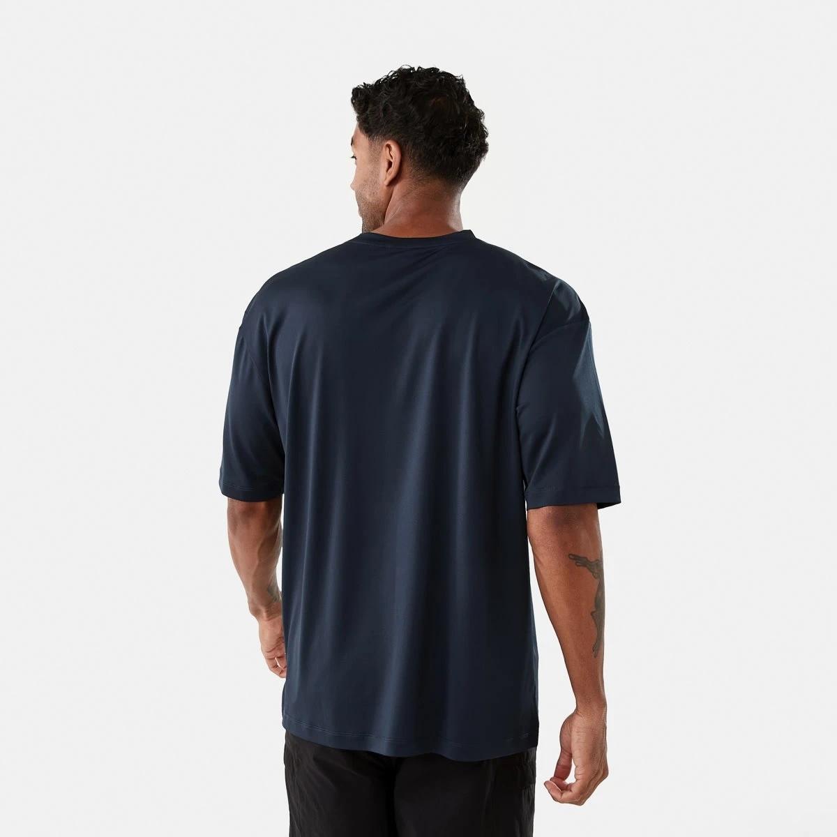 3 Active Mens Boxy Performance T-shirt Shade Navy, 3 of 6