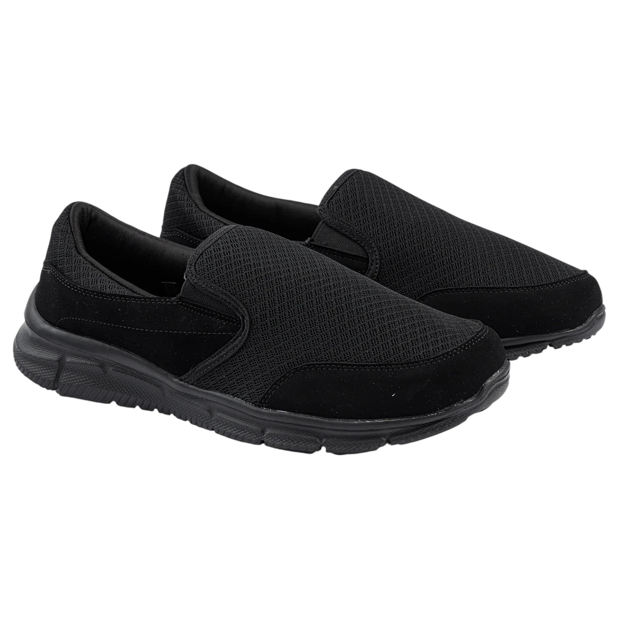3 Sfida Mens Float Lightweigh Sneaker Leisure Walker Athletic Shoes BLACK, 3 of 6