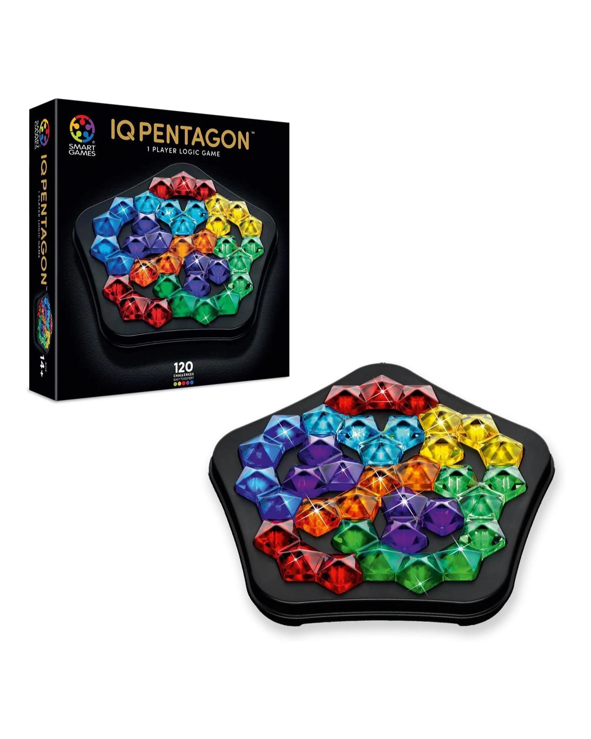 2 Smart Games IQ Deluxe Pentagon Puzzle Game, 2 of 4