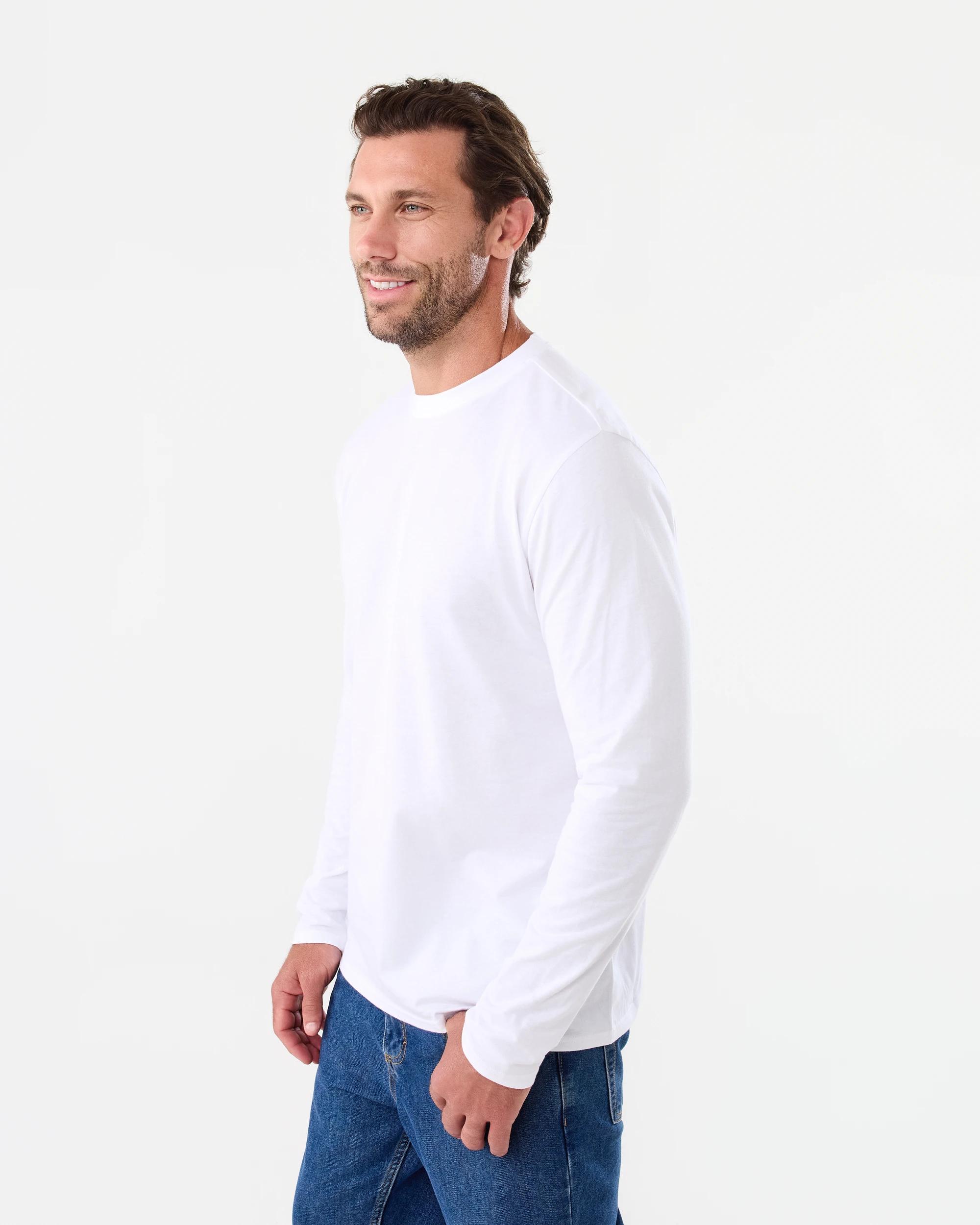 2 Long Sleeve Core T-shirt White, 2 of 5