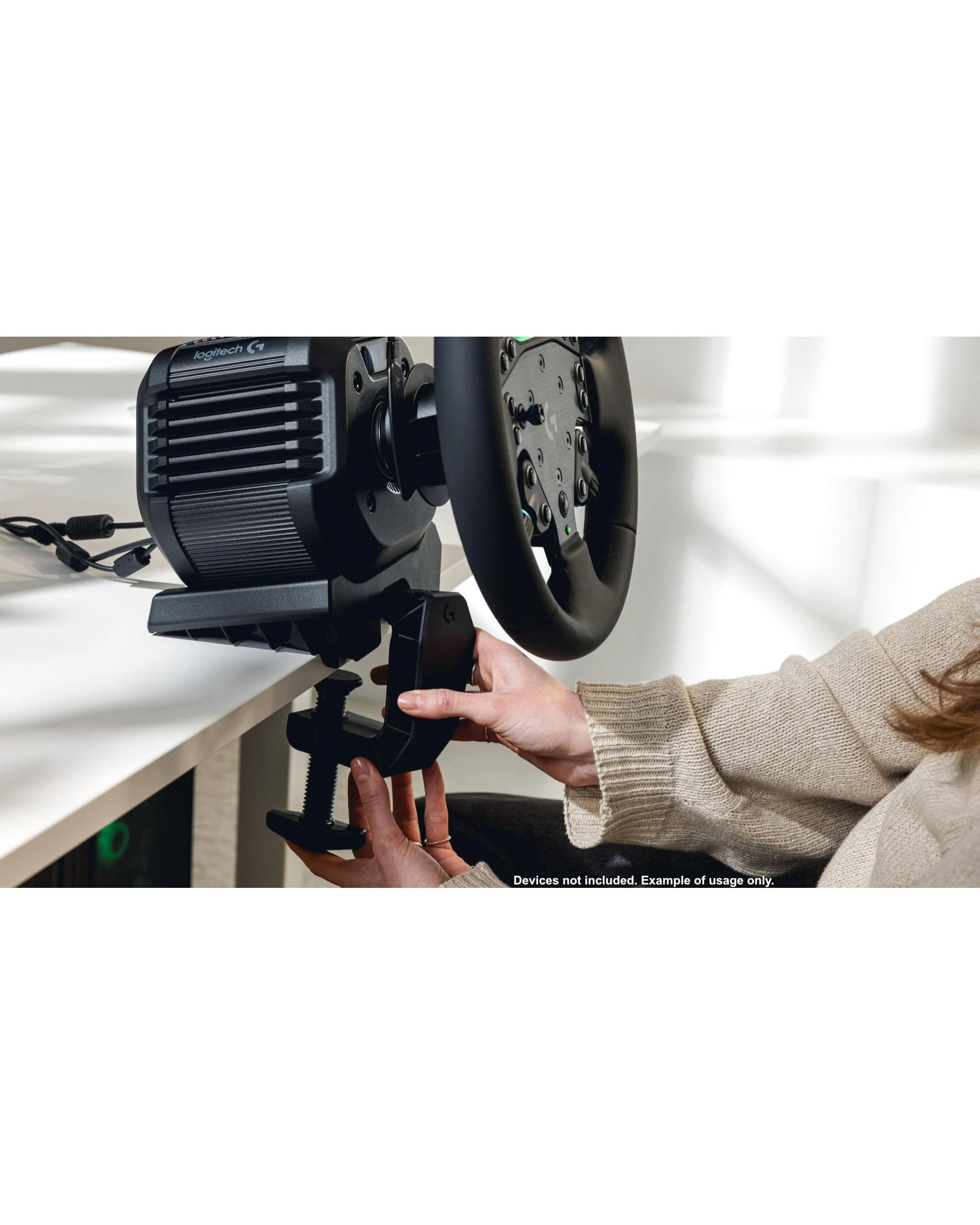 3 Logitech G Table Clamp for RS50 - Black, 3 of 5