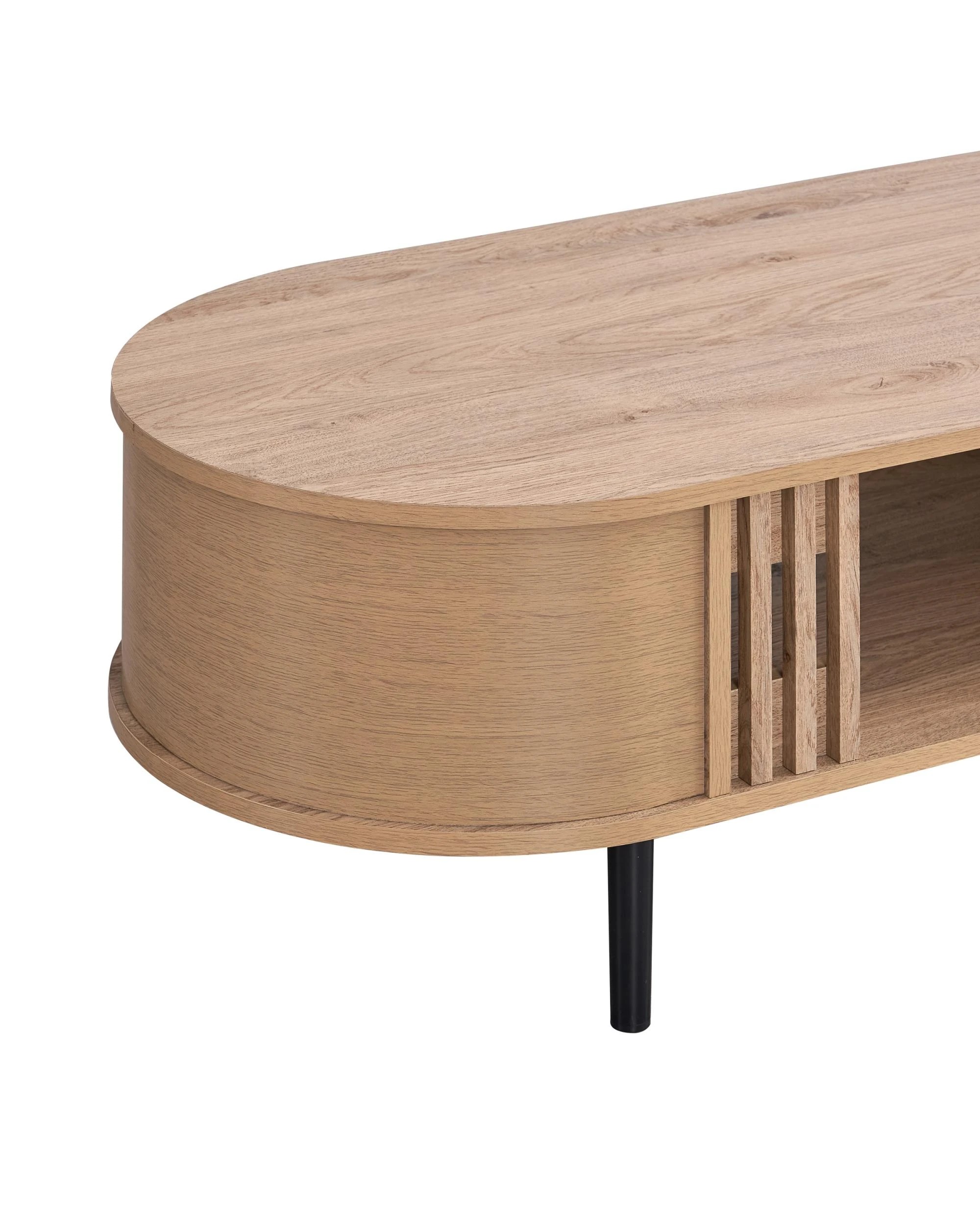 4 Kodu Coffee Table Curved Oak - Natural, 4 of 5