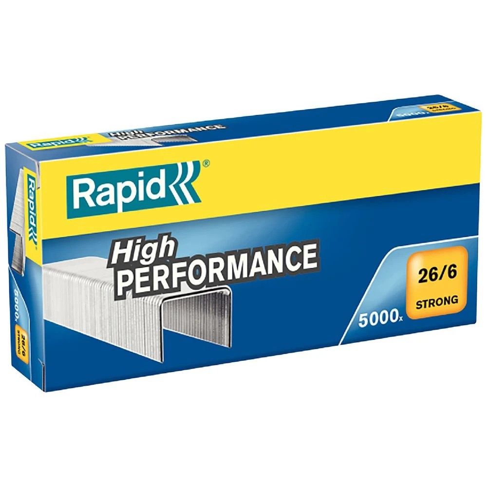 1 Rapid Strong Staples 26/6mm 5000 Pack, 1 of 1