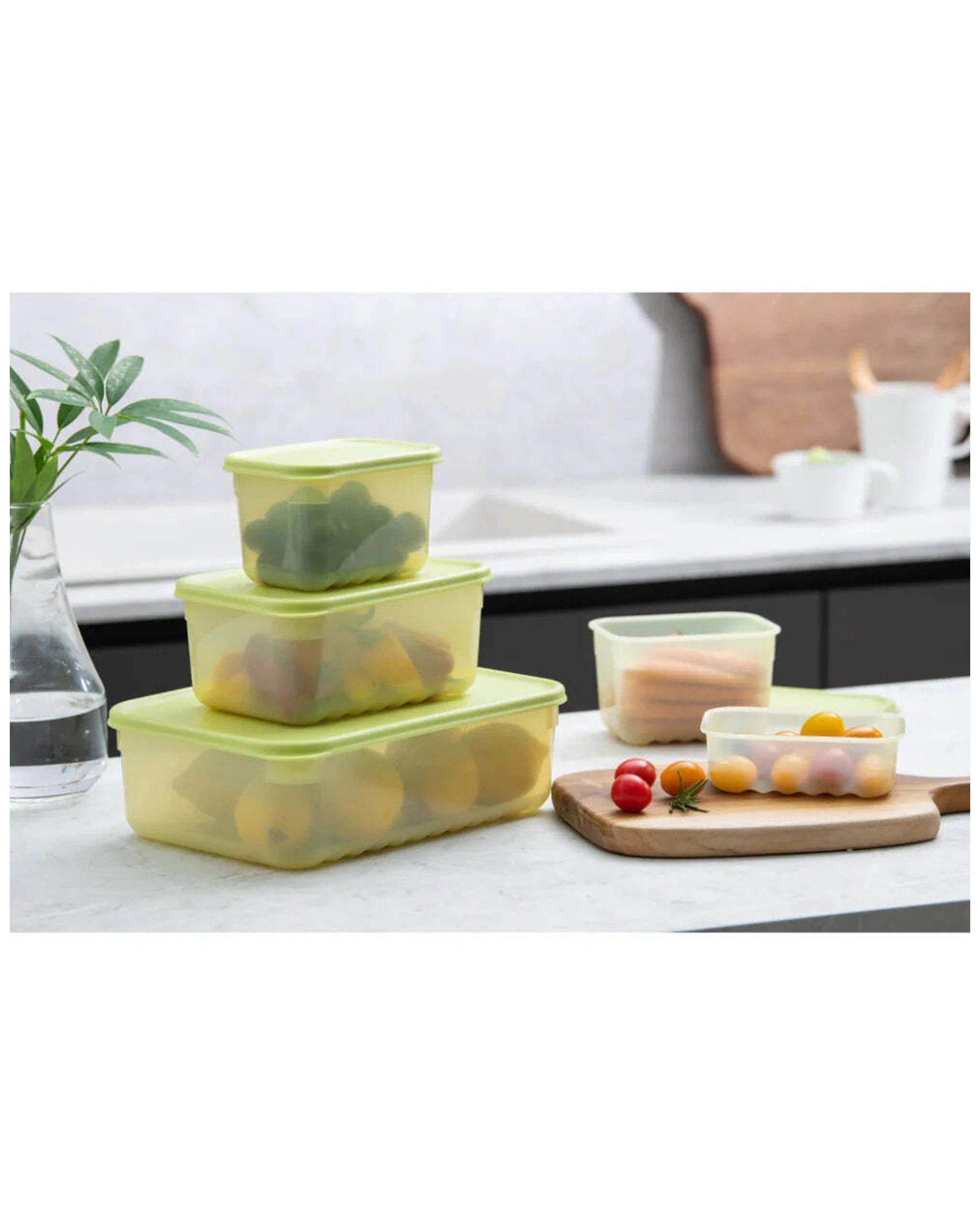 5 Lock And Lock Fresh Block 2pc Food Storage Set 3.2L Airtight Plastic Containers, 5 of 7