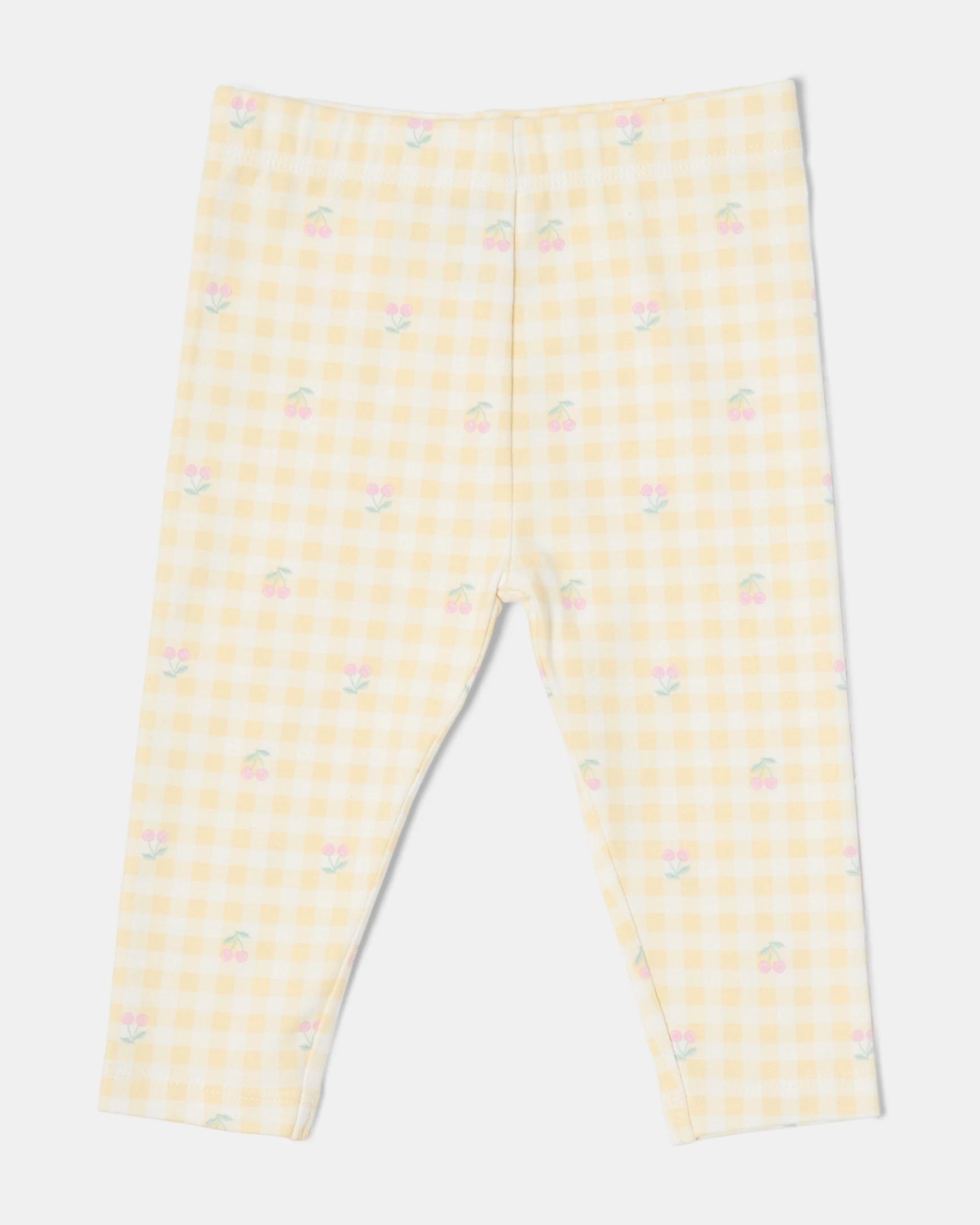 5 3 Pack Print Leggings Gingham, 5 of 8