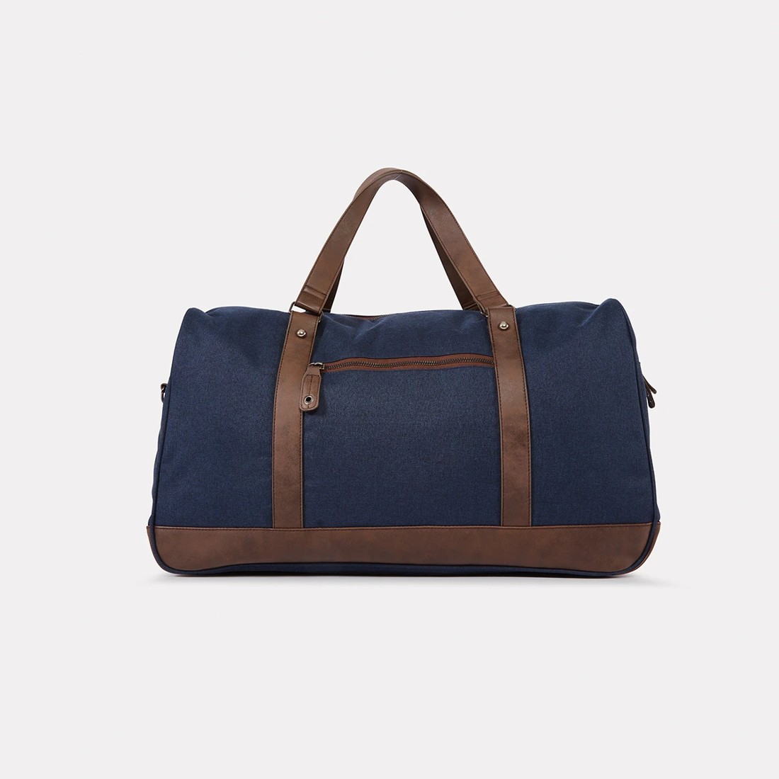 4 Fitzroy Duffle Navy Tan, 4 of 8