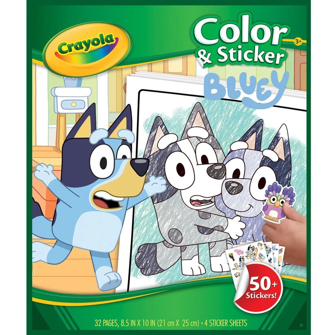 1 Crayola Bluey Color and Sticker Book, 1 of 3