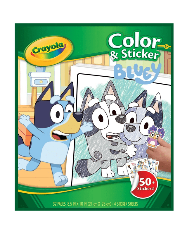 Crayola Bluey Color and Sticker 