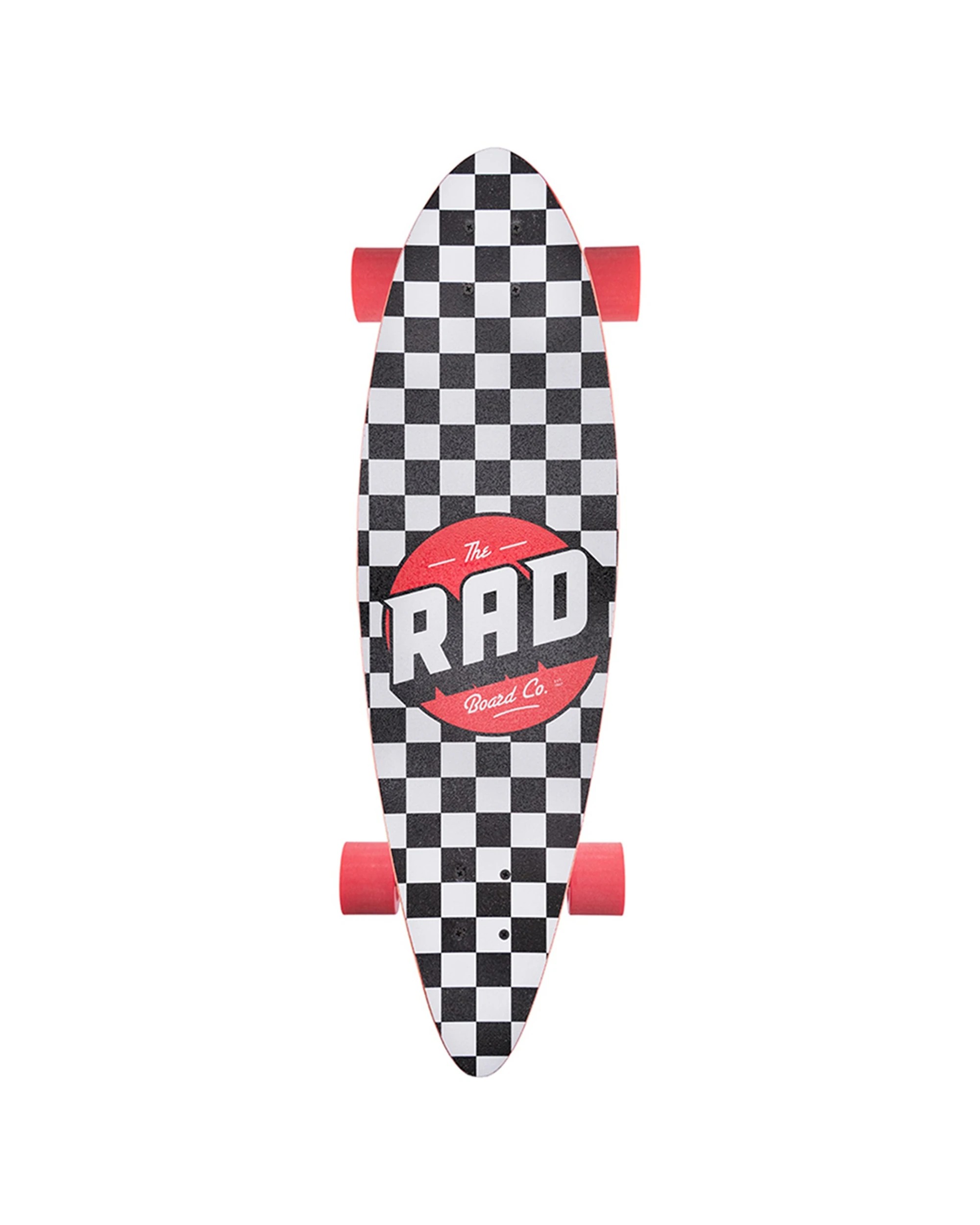 3 Rad Board Co Complete Pintail Mini Longboard Skateboard Checkers Mini 9 Inch Compact - Pattern, 3 of 3