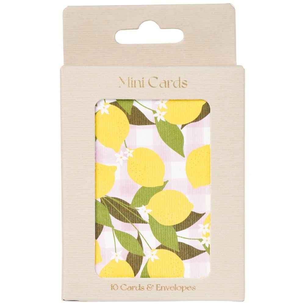 1 Otto Mini Cards Lemon 10 Pack, 1 of 2