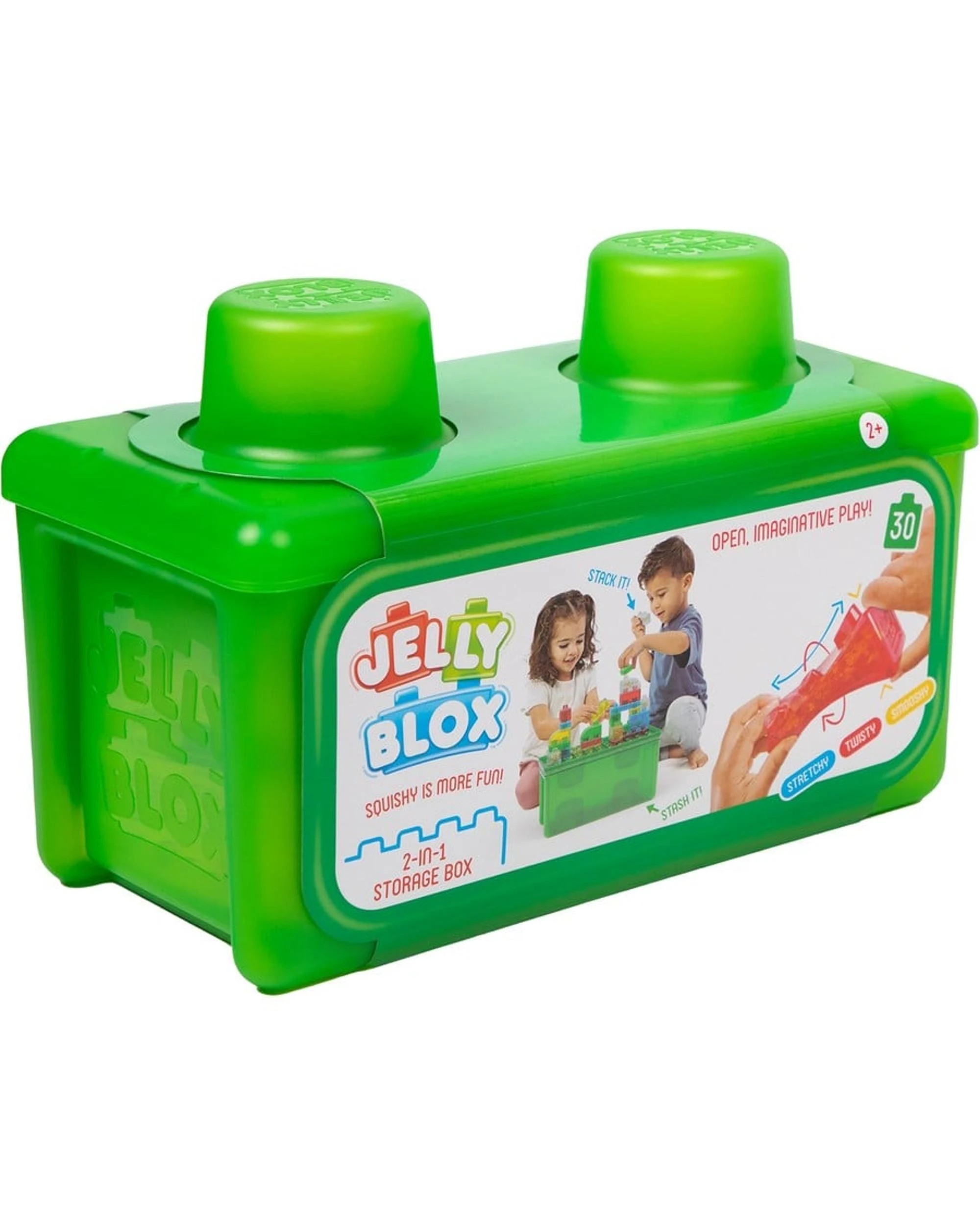 2 Jelly Blox Stash and Stack 2-in-1 Storage Box, 2 of 7