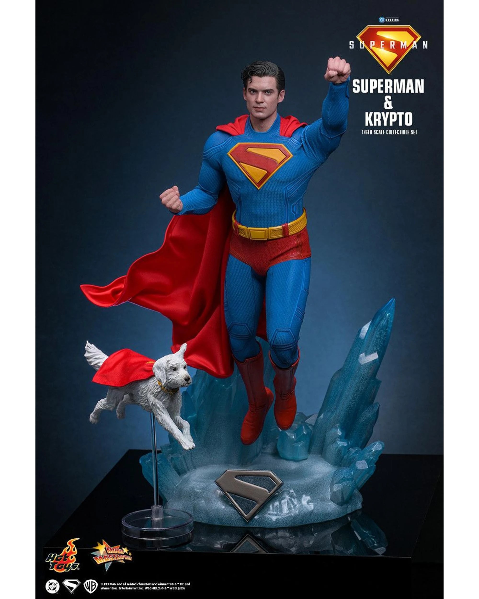 8 Hot Toys Superman - 2025 -  Superman and Krypto 1:6 Scale 12 inch Action Figure Set, 8 of 10