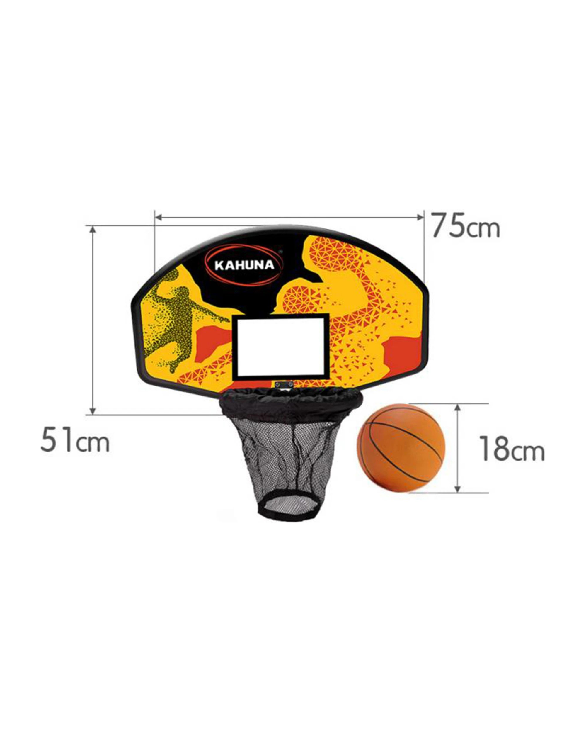 5 Kahuna Trampoline Basketball Ring Set With Mini Ball And Pump, 5 of 7