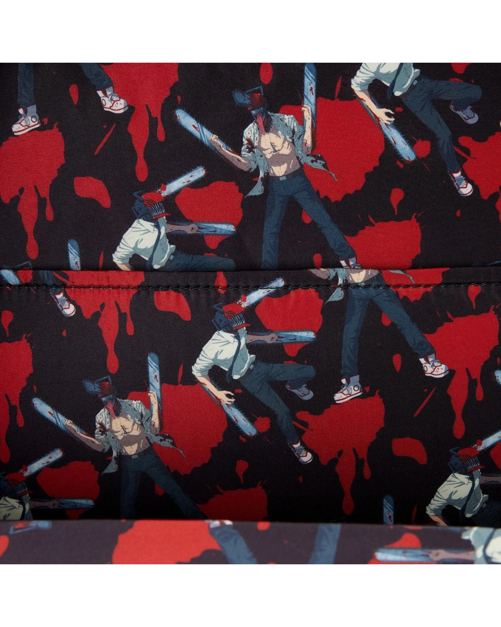 4 Loungefly Chainsaw Man Chainsaw Man Faux Leather Full Size Backpack, 4 of 6