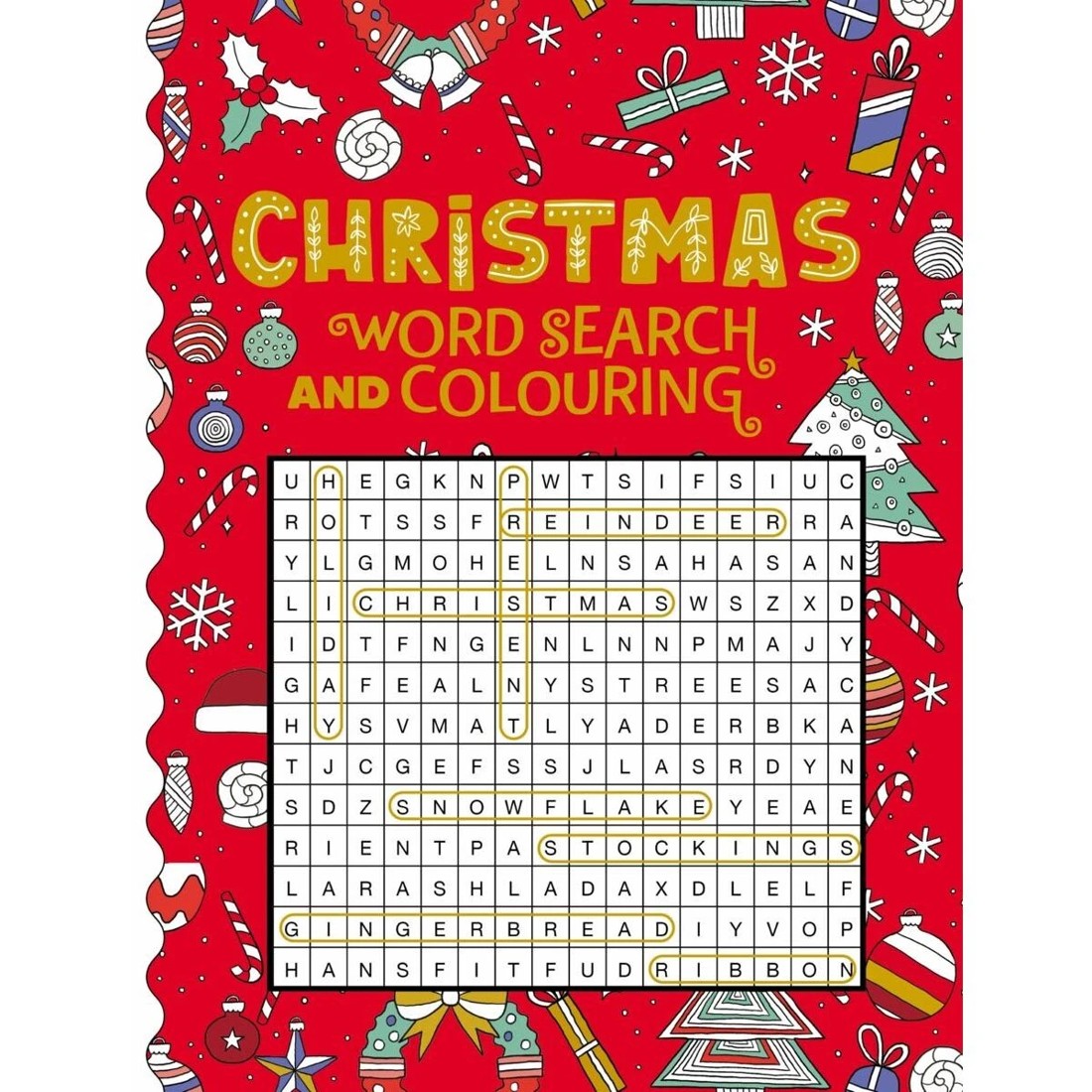 1 Christmas Word Search and Colouring - Book, 1 of 1