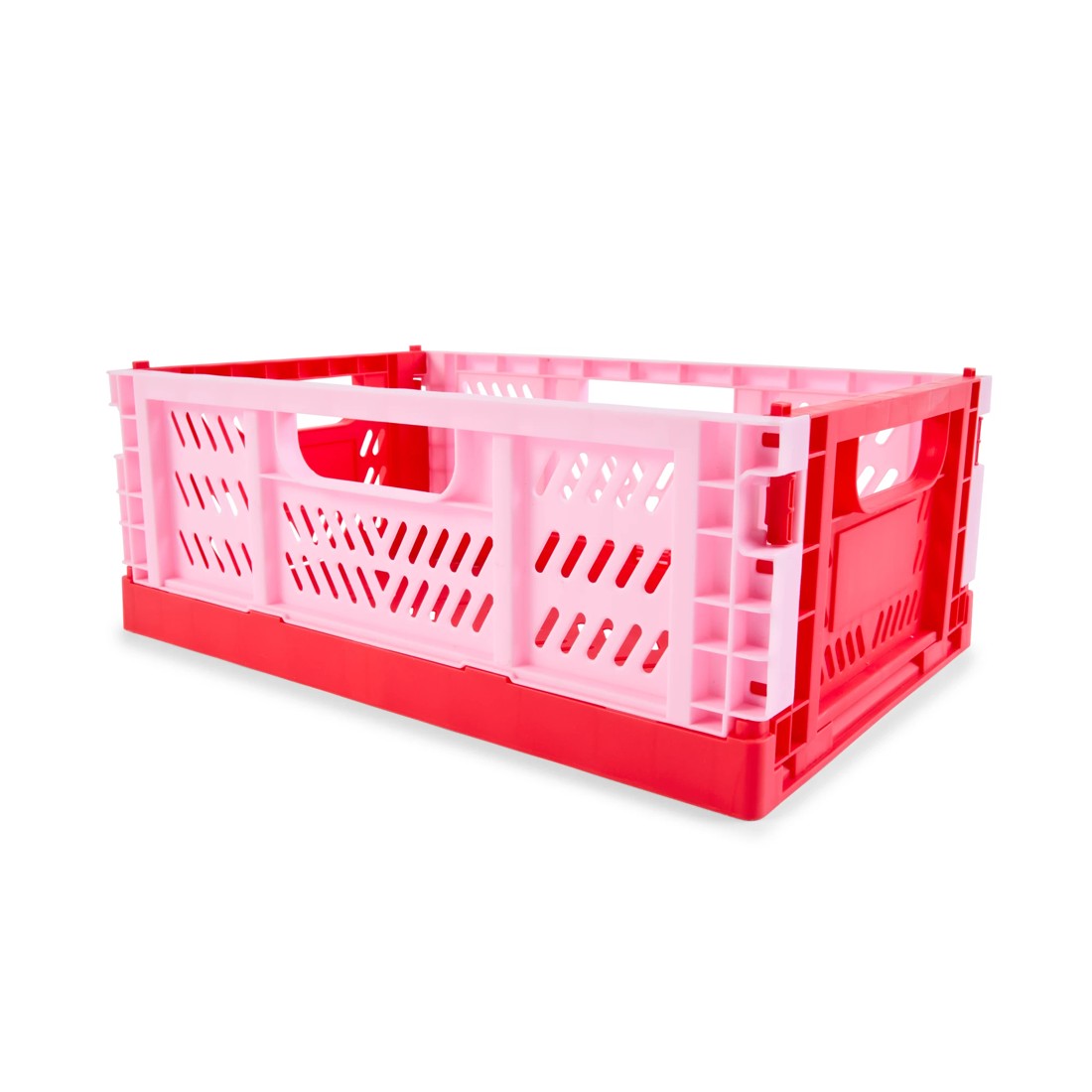 10 5L Collapsible Crate - Small, Red, 10 of 10