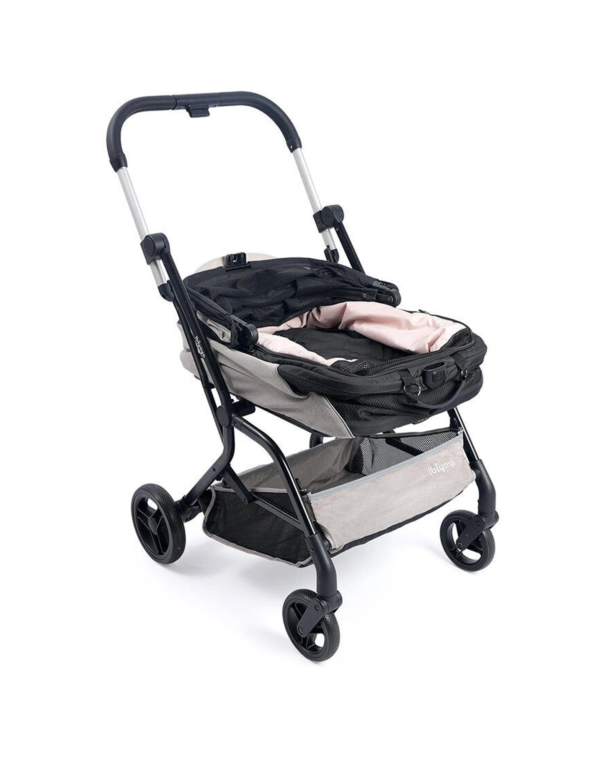 7 Ibiyaya Instacollapse Stroller With Detachable Pet Carrier Travel Bag 25kg - Multi, 7 of 9