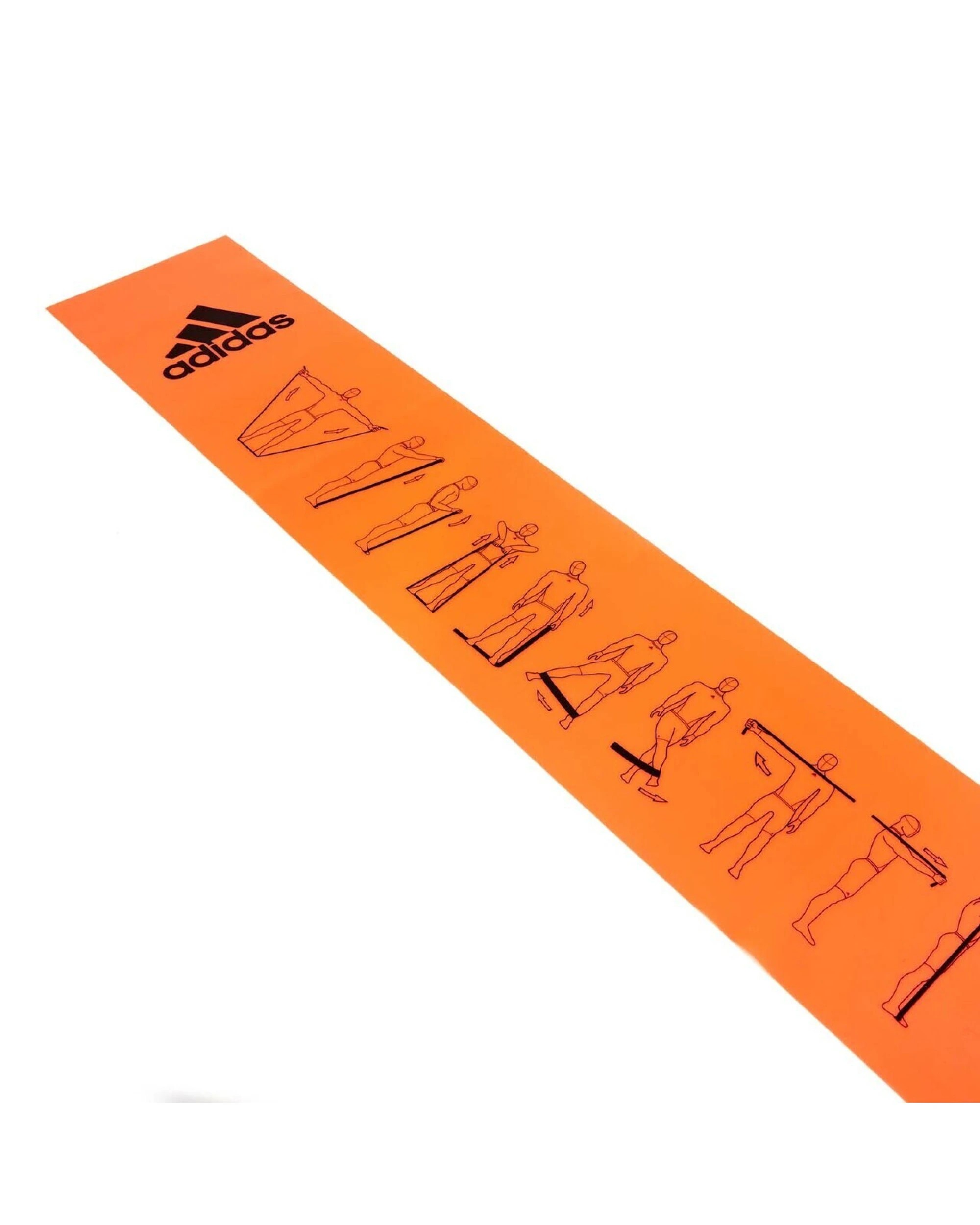 2 Adidas Training Bands Resistance Rally Training Workout Strap - 2x Blue&Orange, 2 of 6