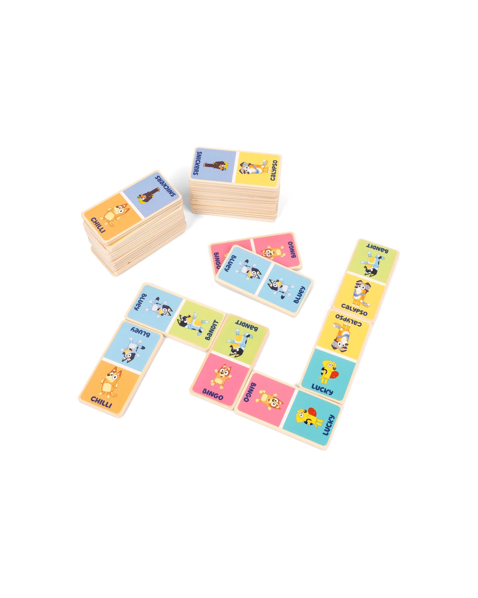 5 Bluey - Wooden Dominoes Set (29 Pieces), Activity Toy, Suitable for Ages 3+ - Multi, 5 of 6