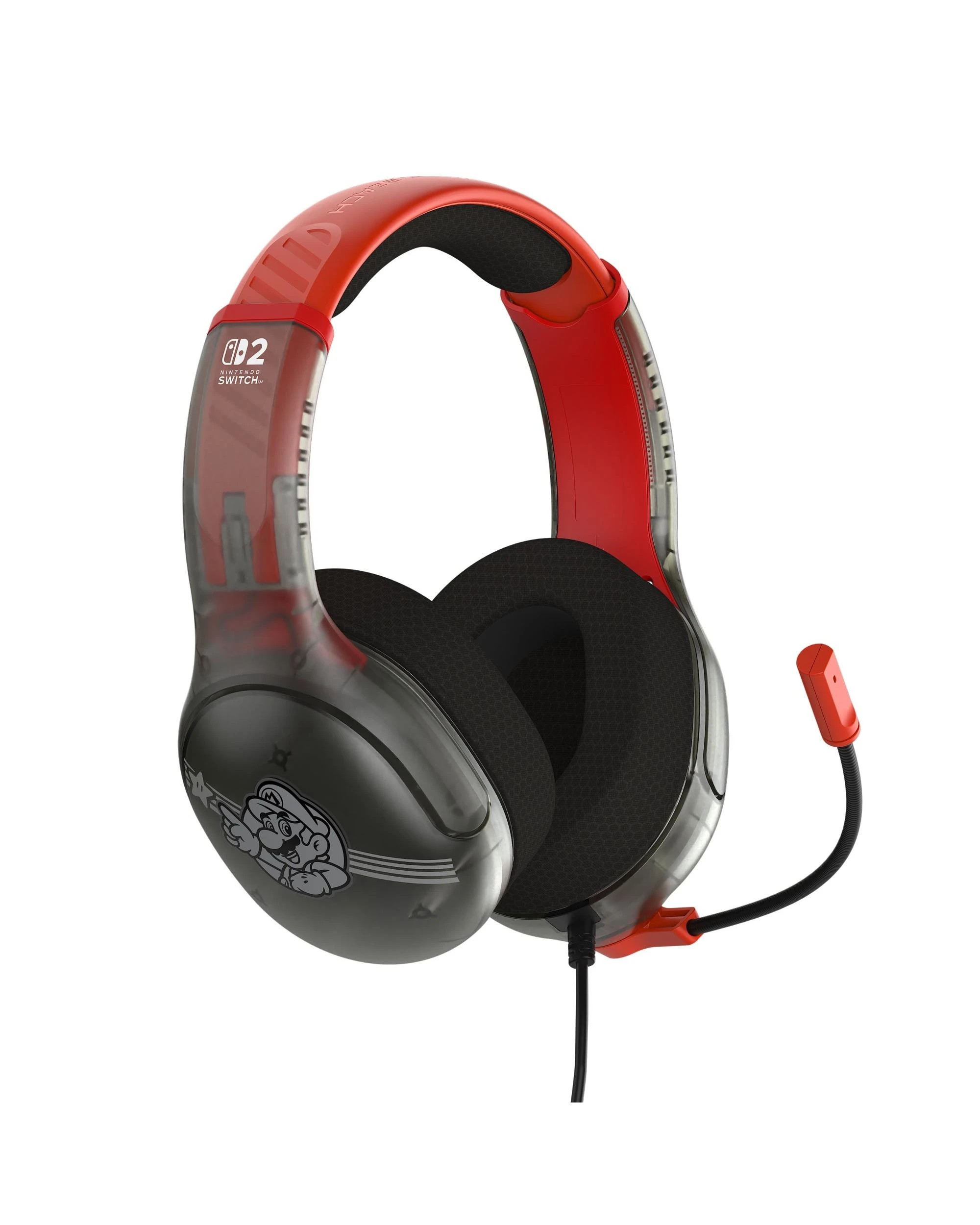 2 Turtle Beach Airlite Fit Wired Gaming Headset for Nintendo Switch 2 - Mario Star, 2 of 8
