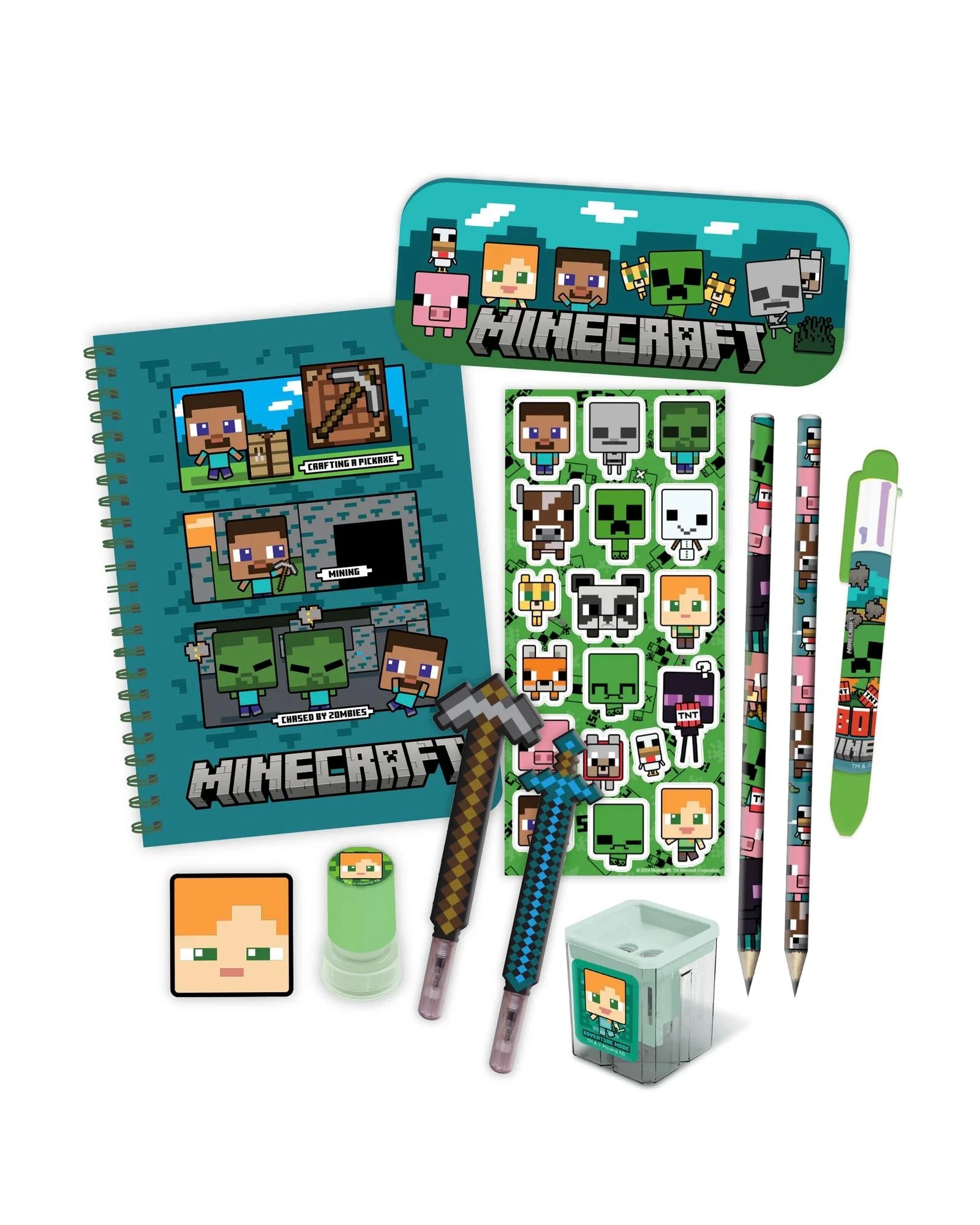 2 Minecraft Mega Stationery Set 2024 - Multi, 2 of 3