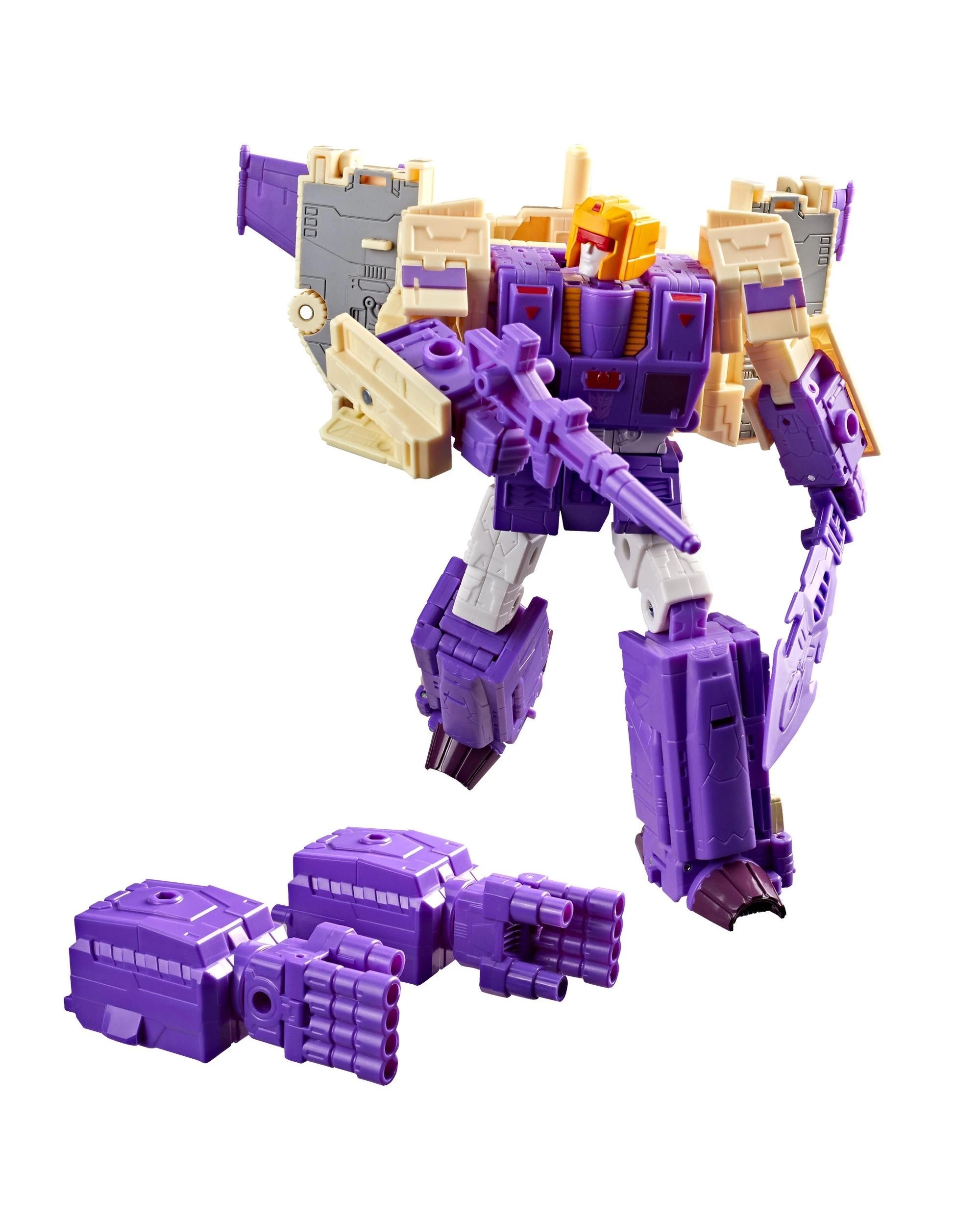3 Transformers Studio Series Leader Class The Transformers: The Movie Blitzwing Action Figure, 3 of 8