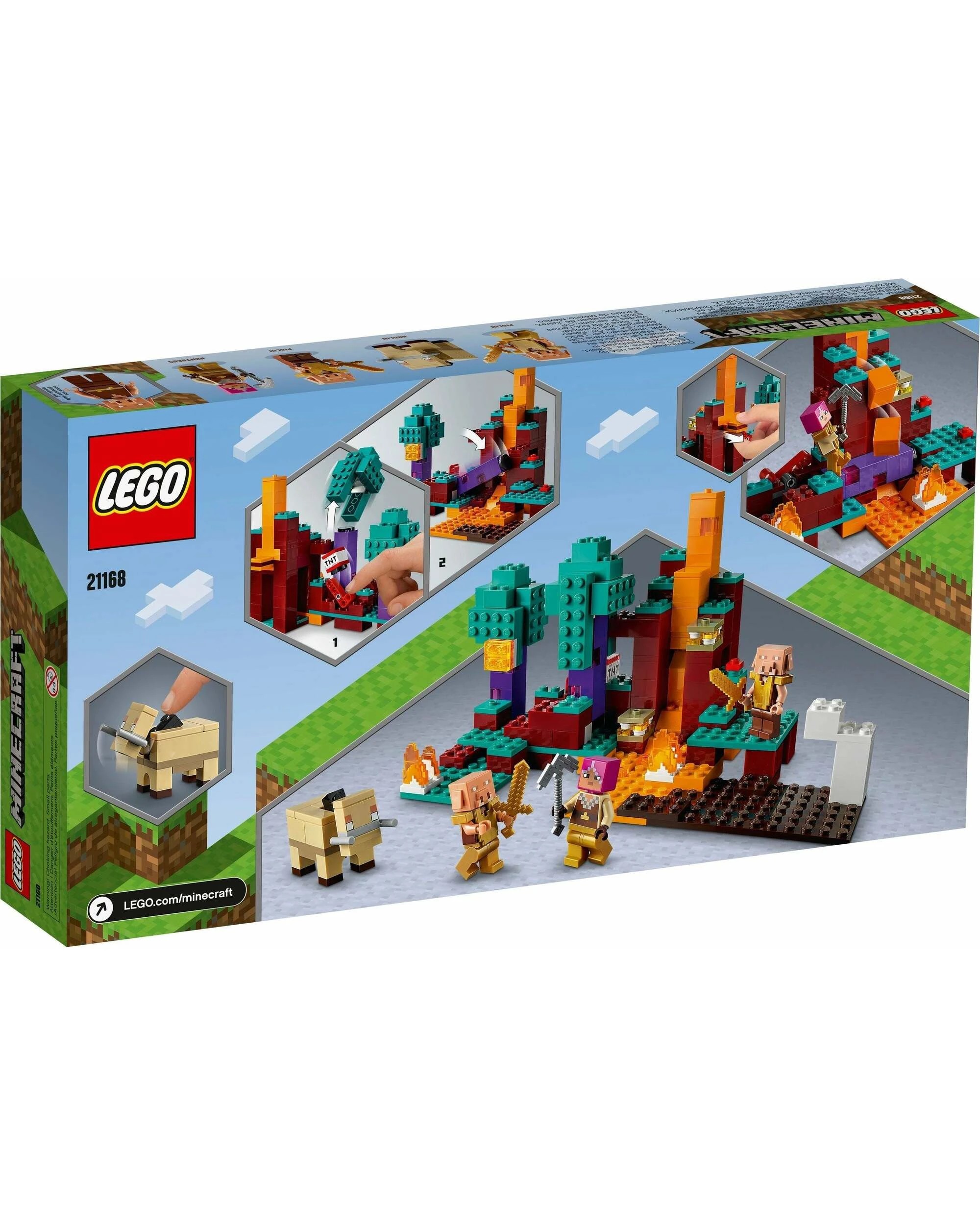 2 LEGO 21168 Minecraft The Warped Forest Set, 2 of 5