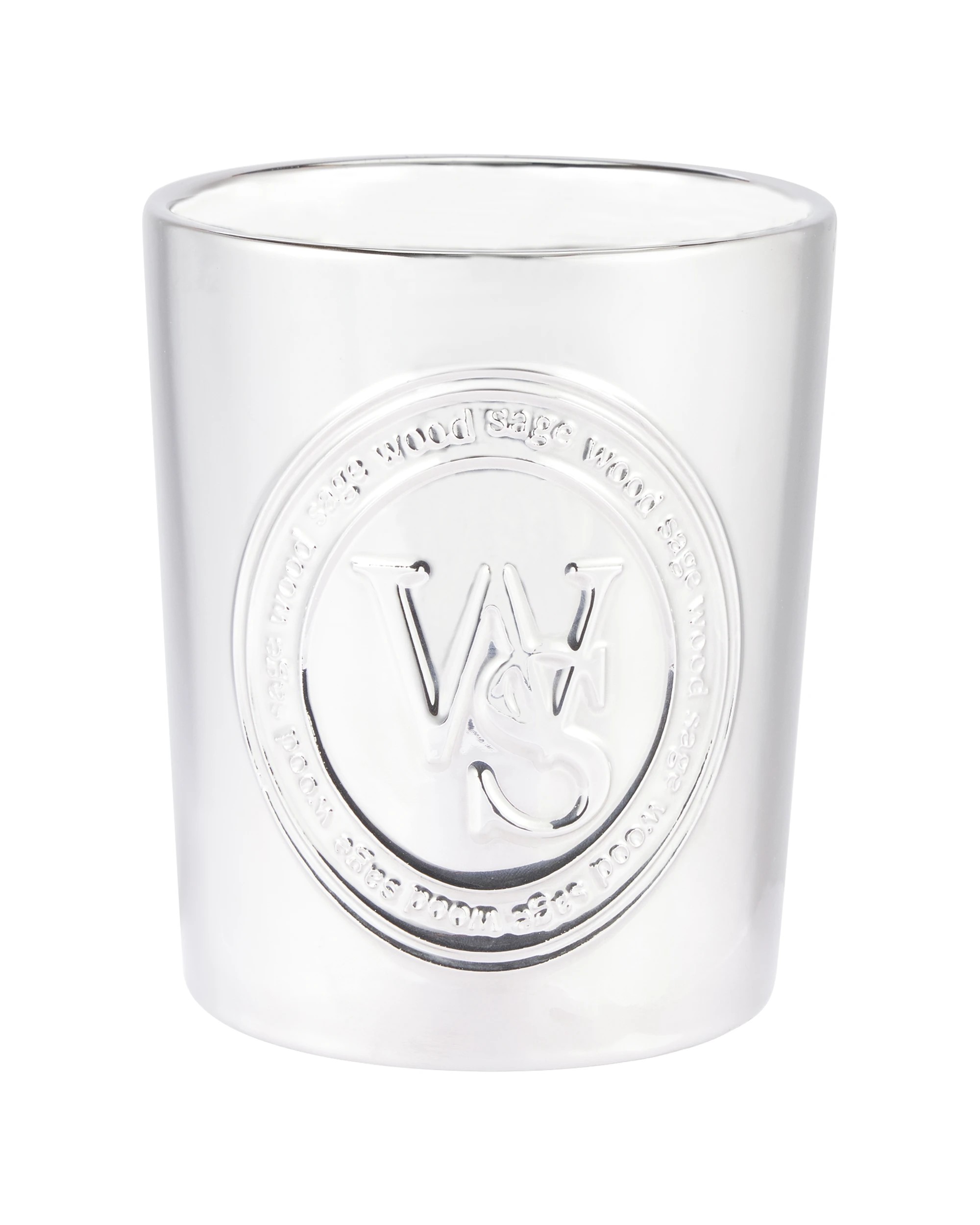 2 XL Wood Sage Chrome Soy Candle, 2 of 6
