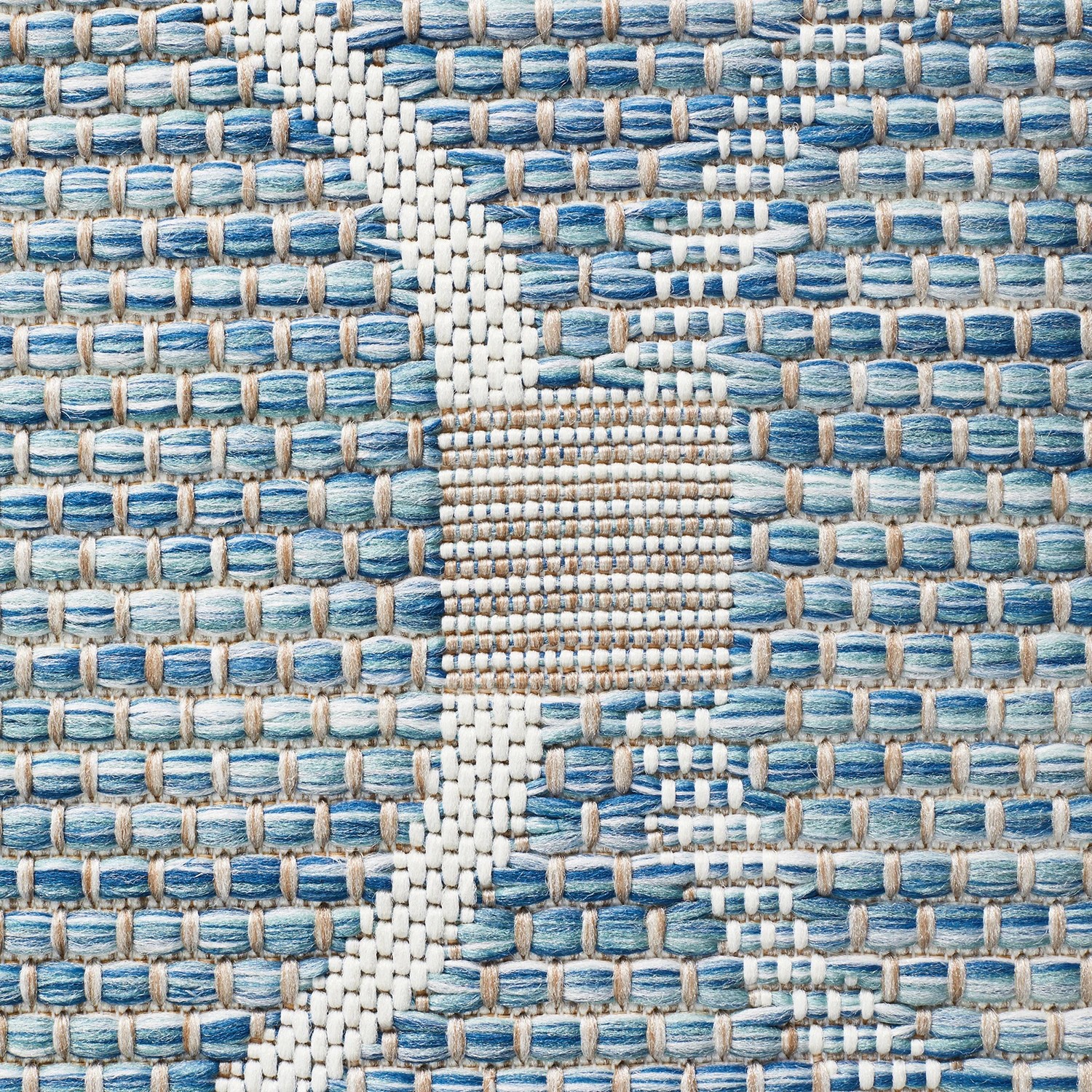 6 Common Ground Rugs Portico 5501 Outdoor 300x80cm Runner - Medium Pet Friendly Rug - Blue, 6 of 7