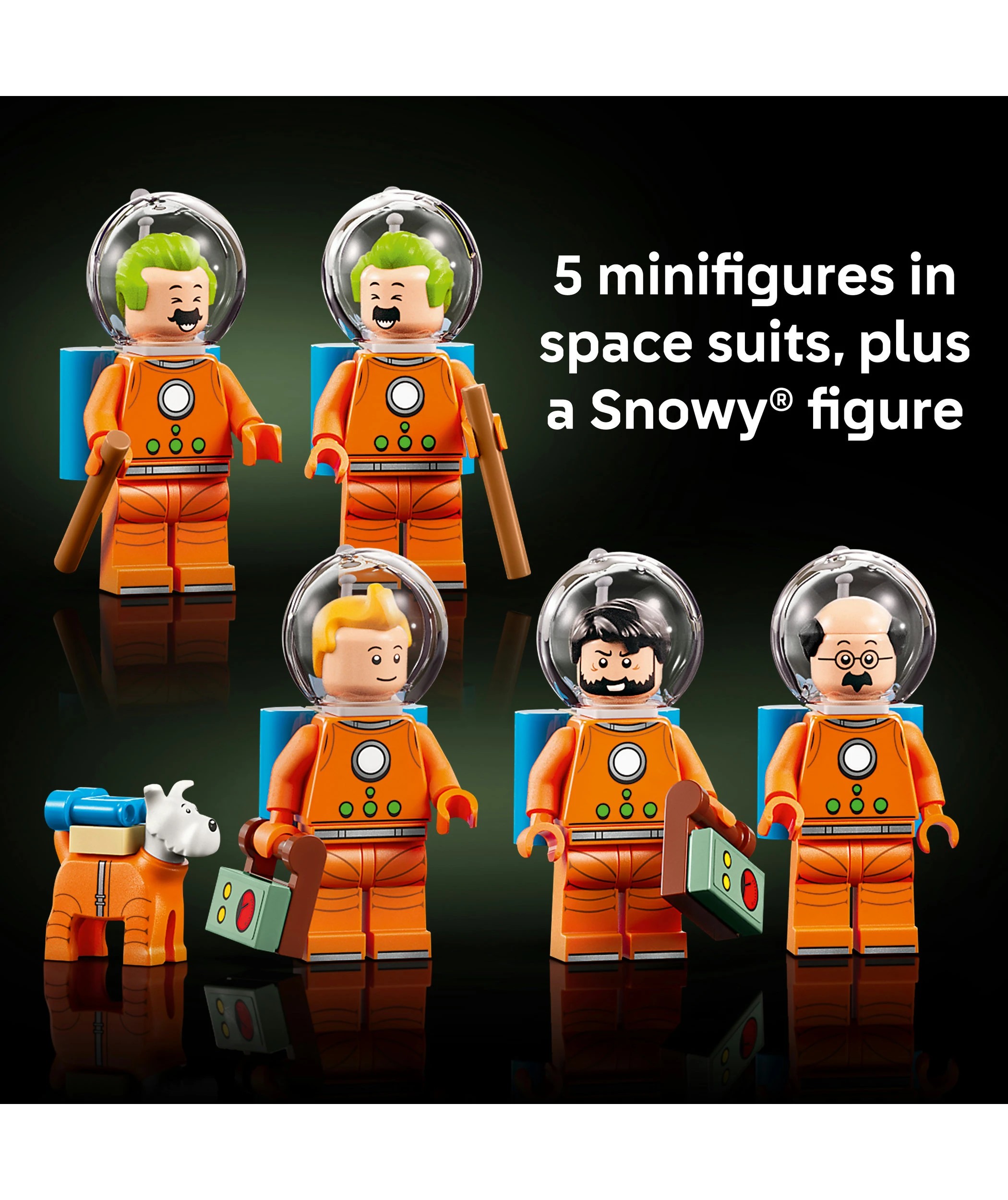 6 LEGO Ideas Tintin Moon Rocket 21367, 6 of 10