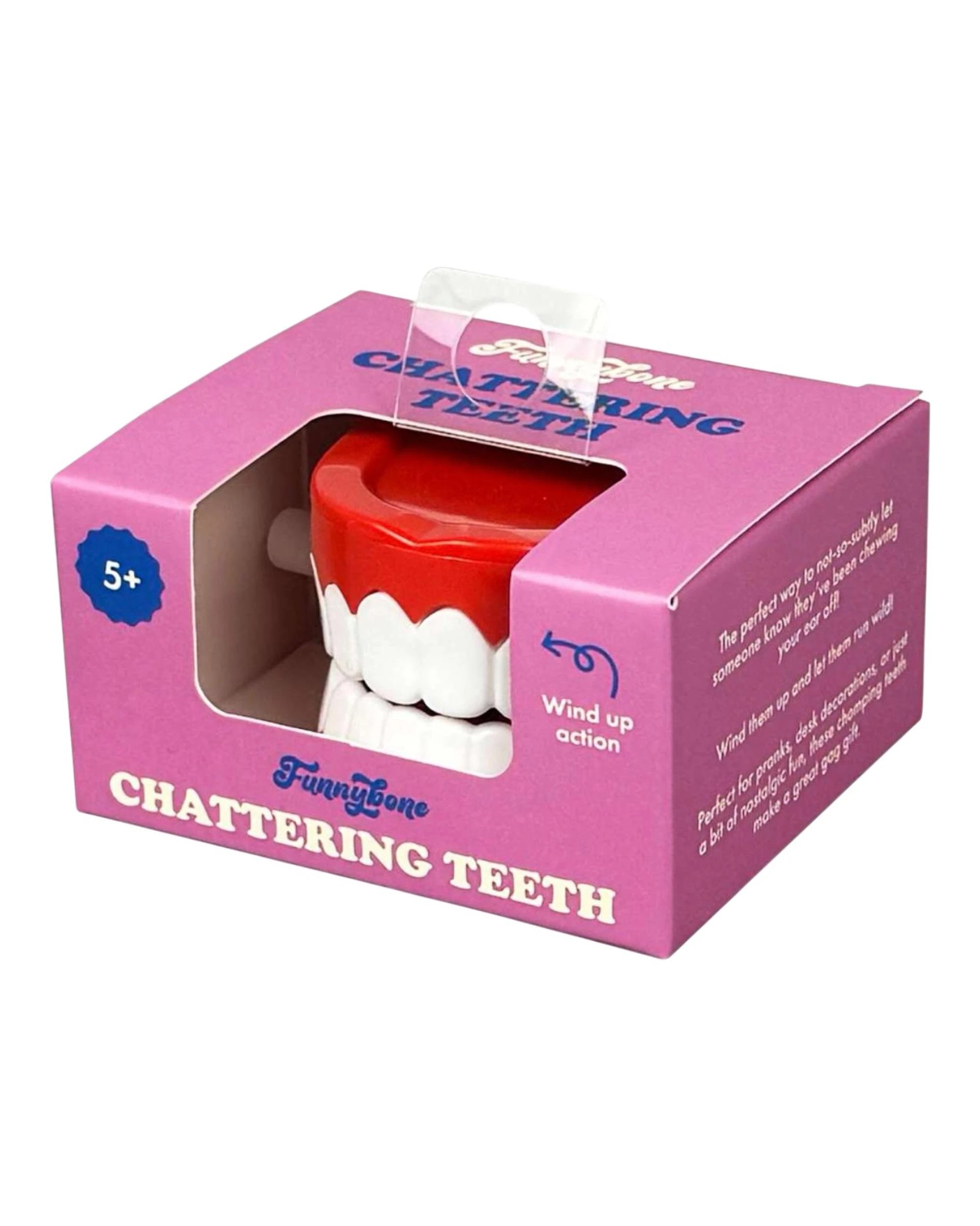 1 Funnybone Chattering Teeth Wind Up Toy, 1 of 4