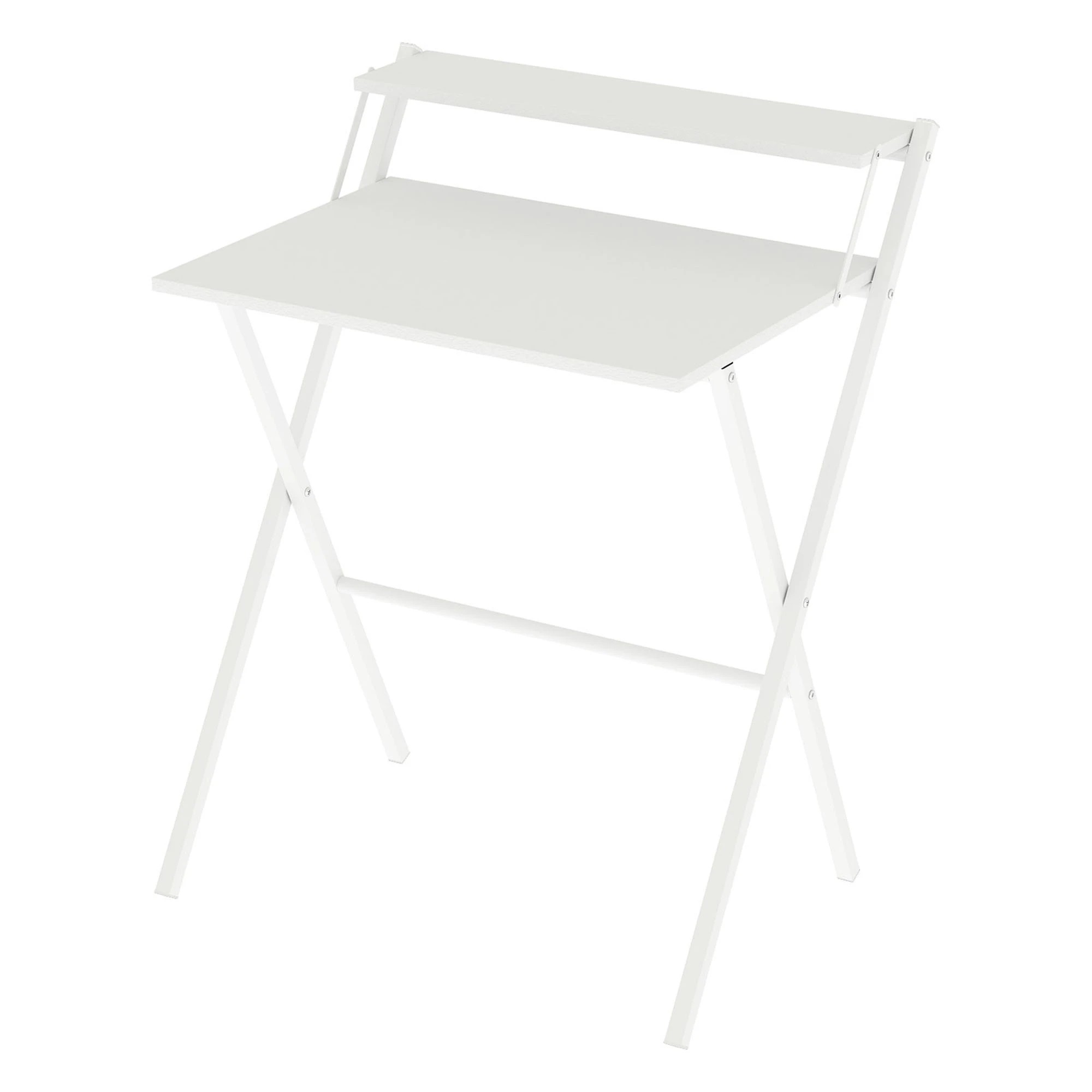 1 Levede Foldable Computer Desk - White, 1 of 9