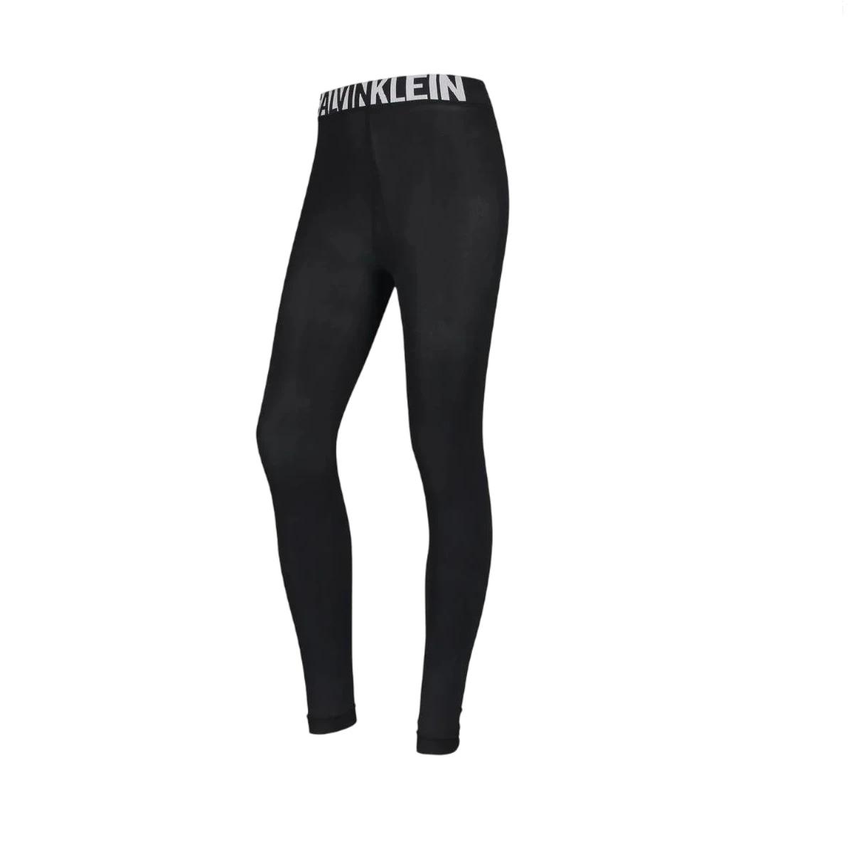 1 Calvin Klein 3 Pack Womens Black Slim Fit Pull On Leggings BLACK, 1 of 4