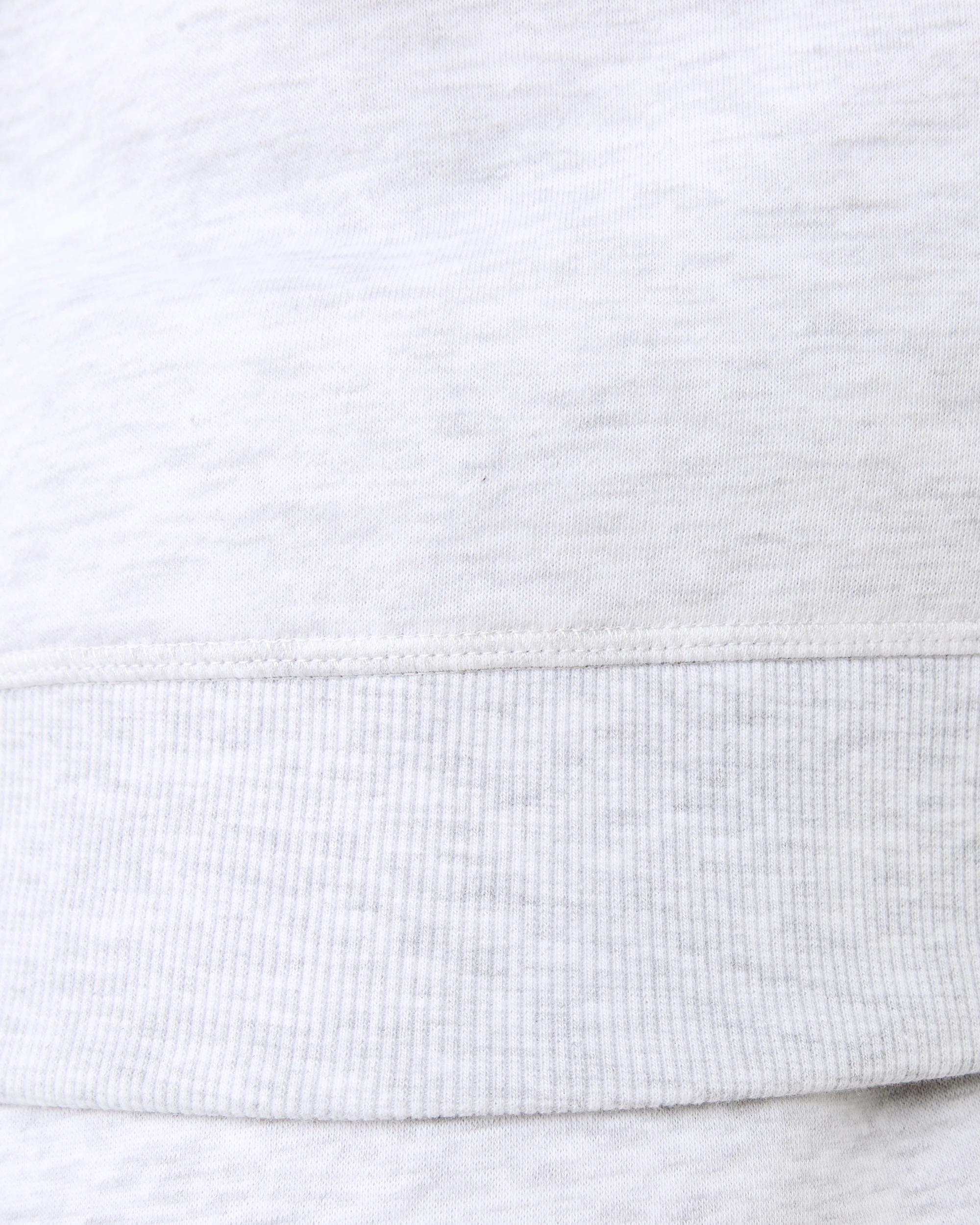 6 Active Womens Basic Crew Neck Sweatshirt Heather, 6 of 7