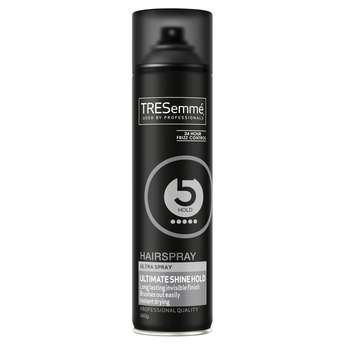 1 TRESemme Ultimate Shine Hold Hairspray 360g, 1 of 7