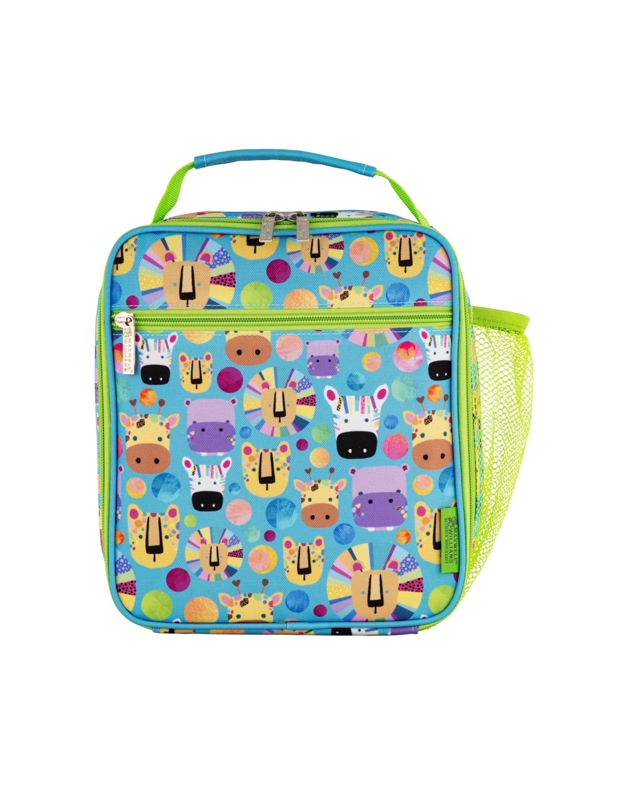 1 Maxwell & Williams Kasey Rainbow Critters Insulated Children's Lunch Bag - Blue, 1 of 1