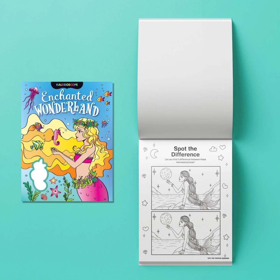 3 Kaleidoscope Enchanted Wonderland Colouring Kit - Book, 3 of 5