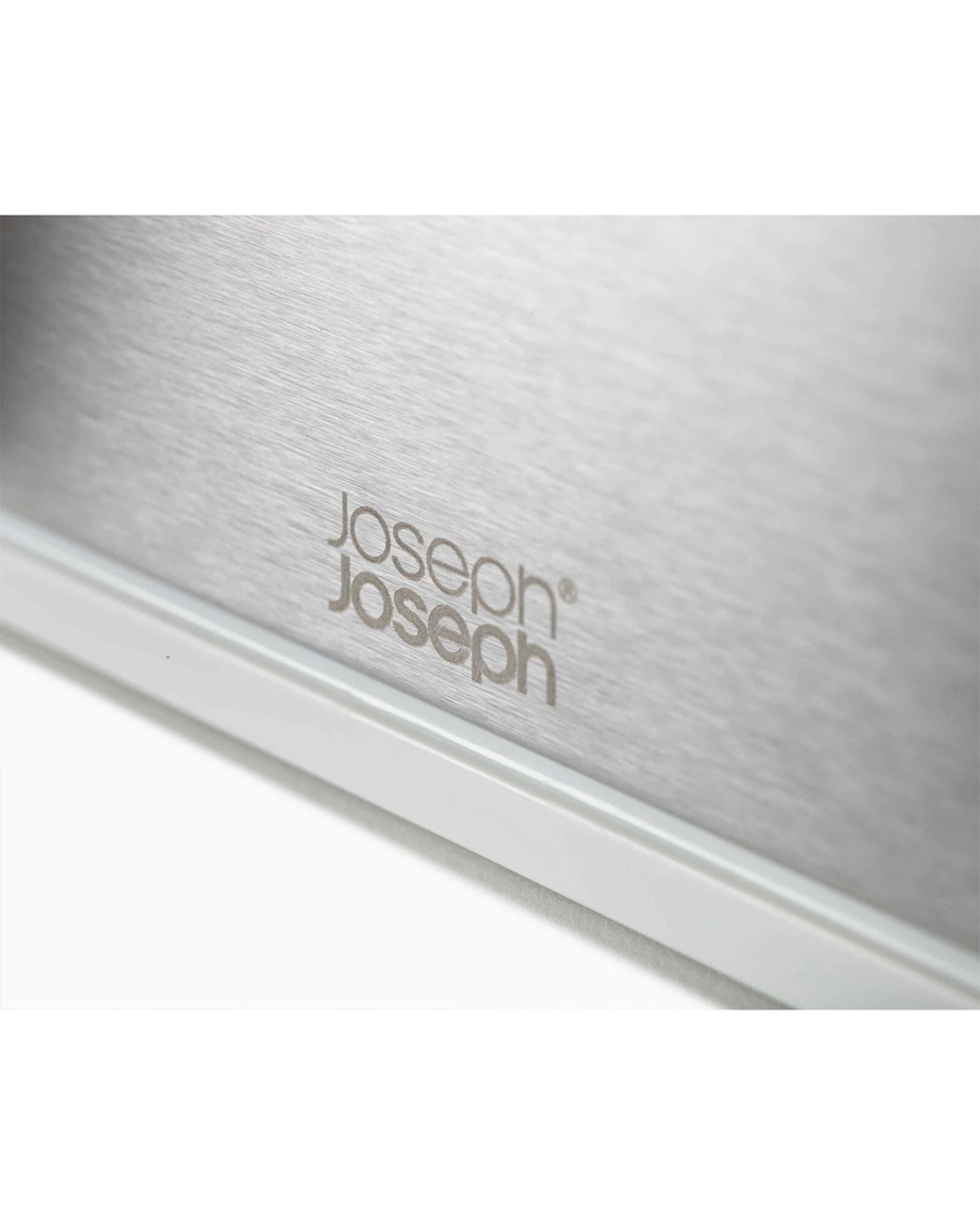 6 Joseph Joseph Surface Stainless Steel Cutlery Drainer Organiser Non-Slip Light Stone - Silver, 6 of 6