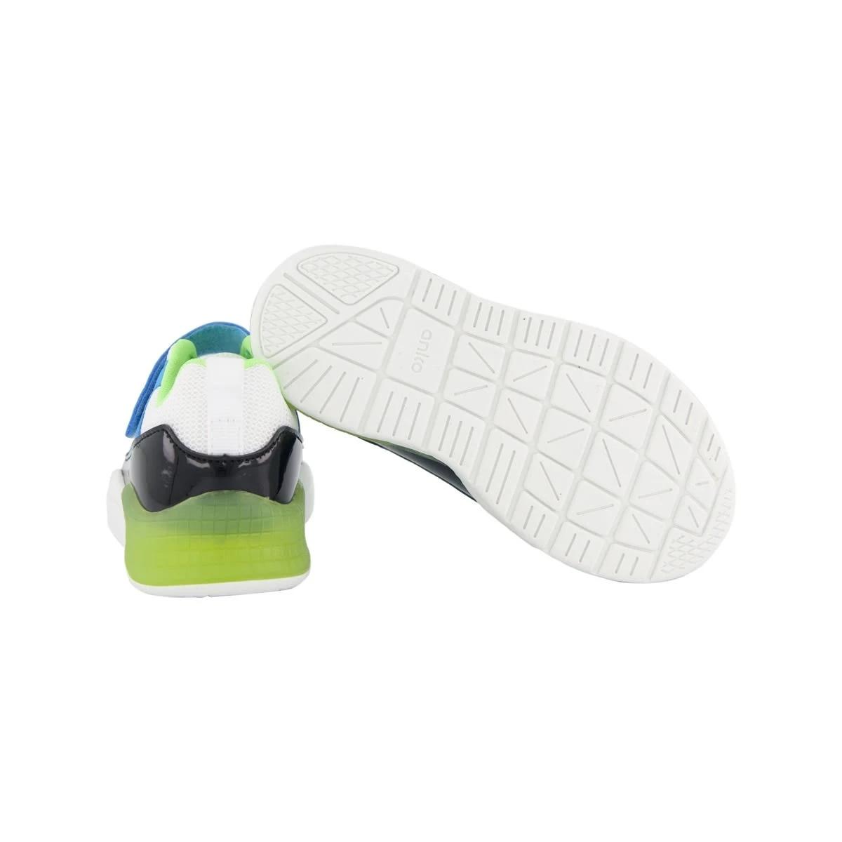 5 Junior Light Up Casual Shoes Aqua Green, 5 of 7