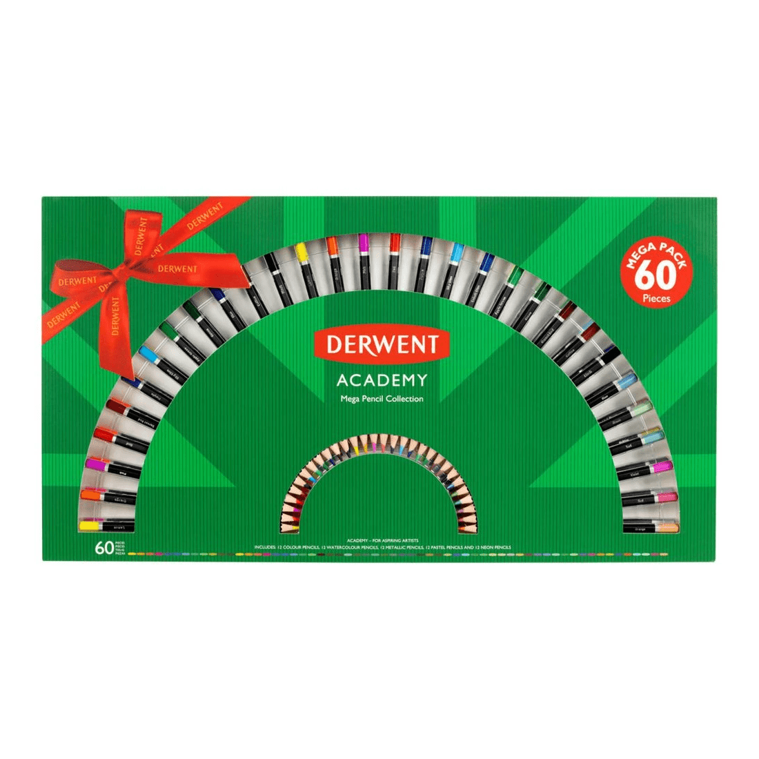 1 Derwent Academy Mega Pencil Collection 60 Pack, 1 of 5