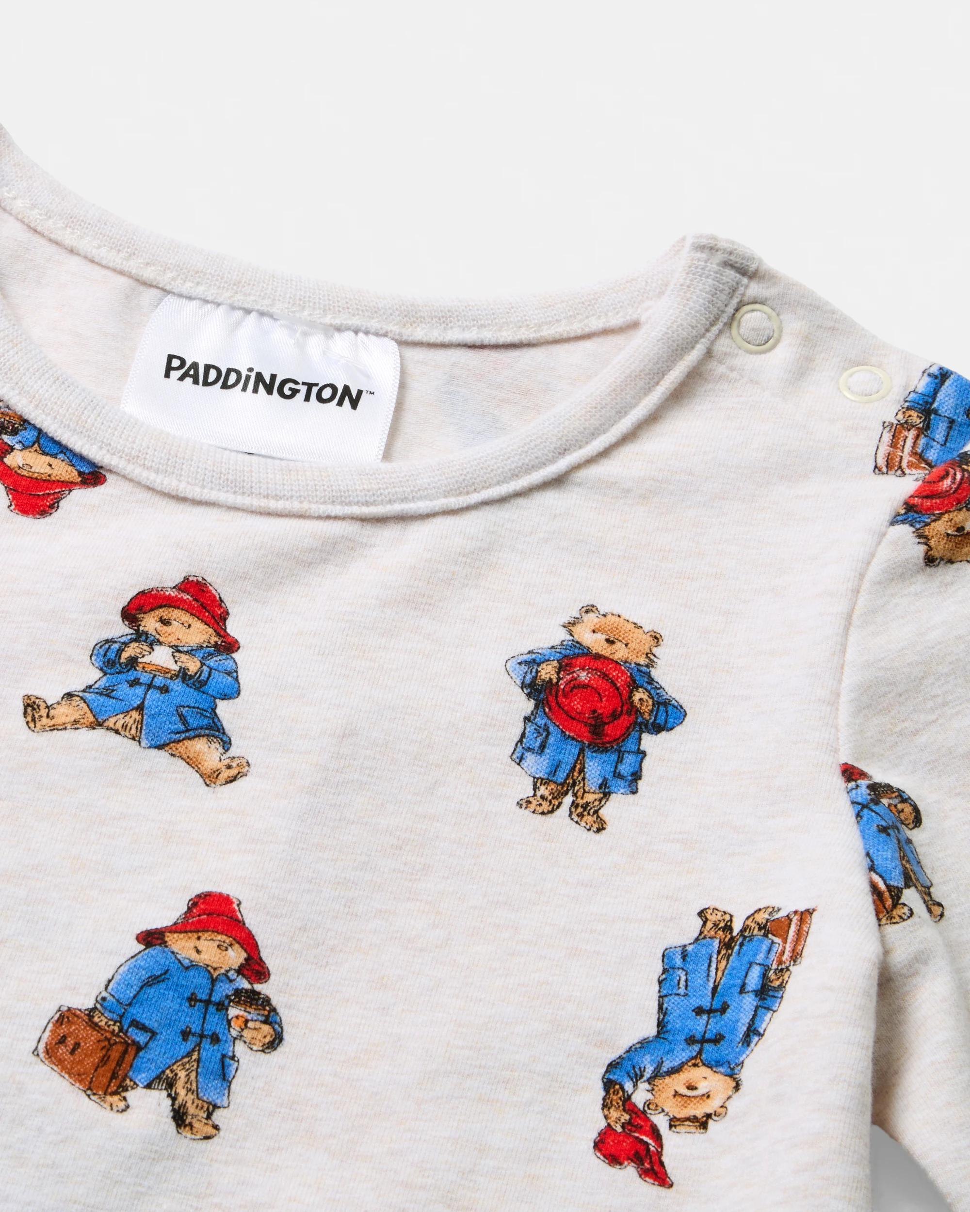 3 Paddington Bear License Long Sleeve Print Bodysuit Paddington, 3 of 3