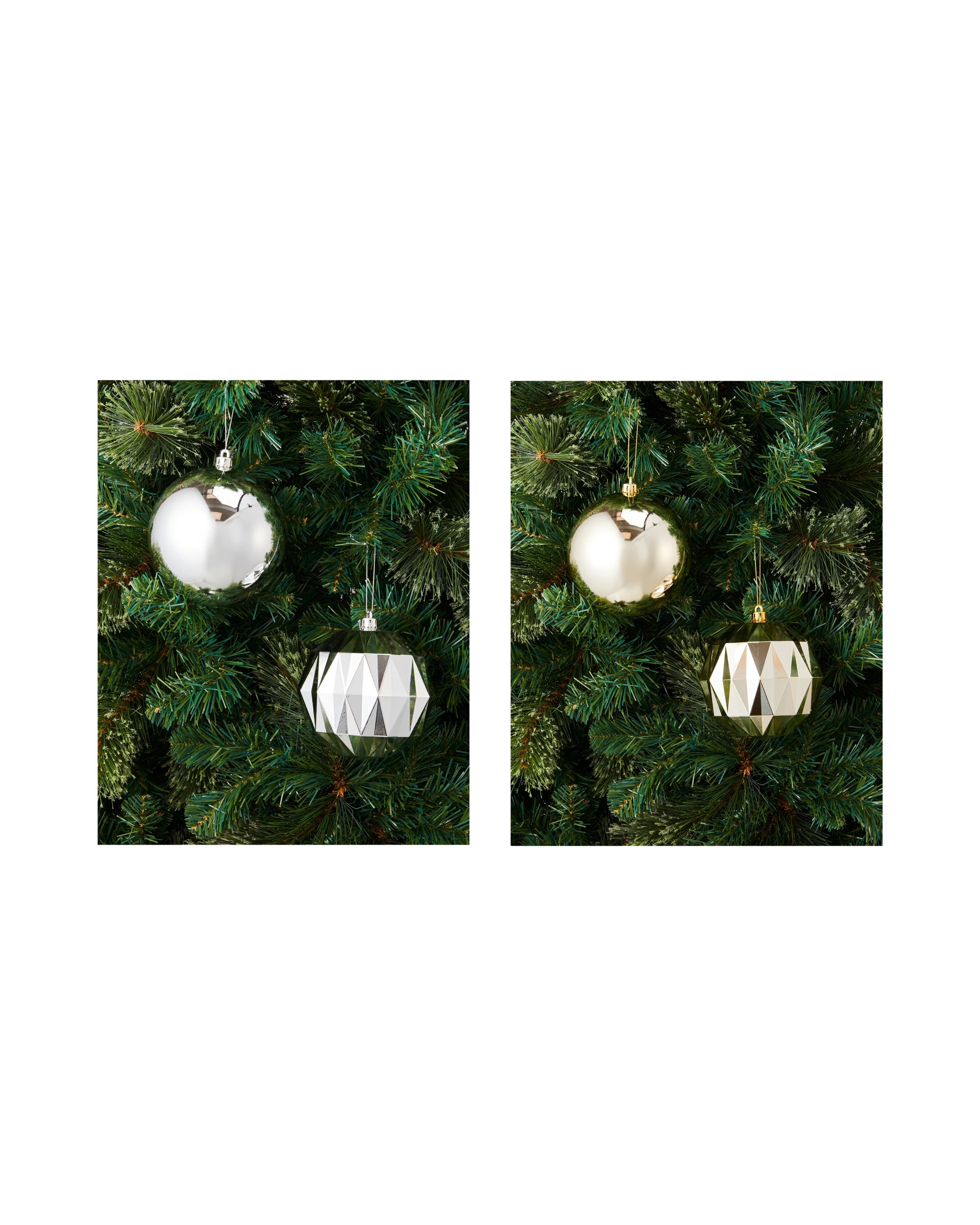 7 8 Pack 12cm Luxury Baubles, 7 of 8