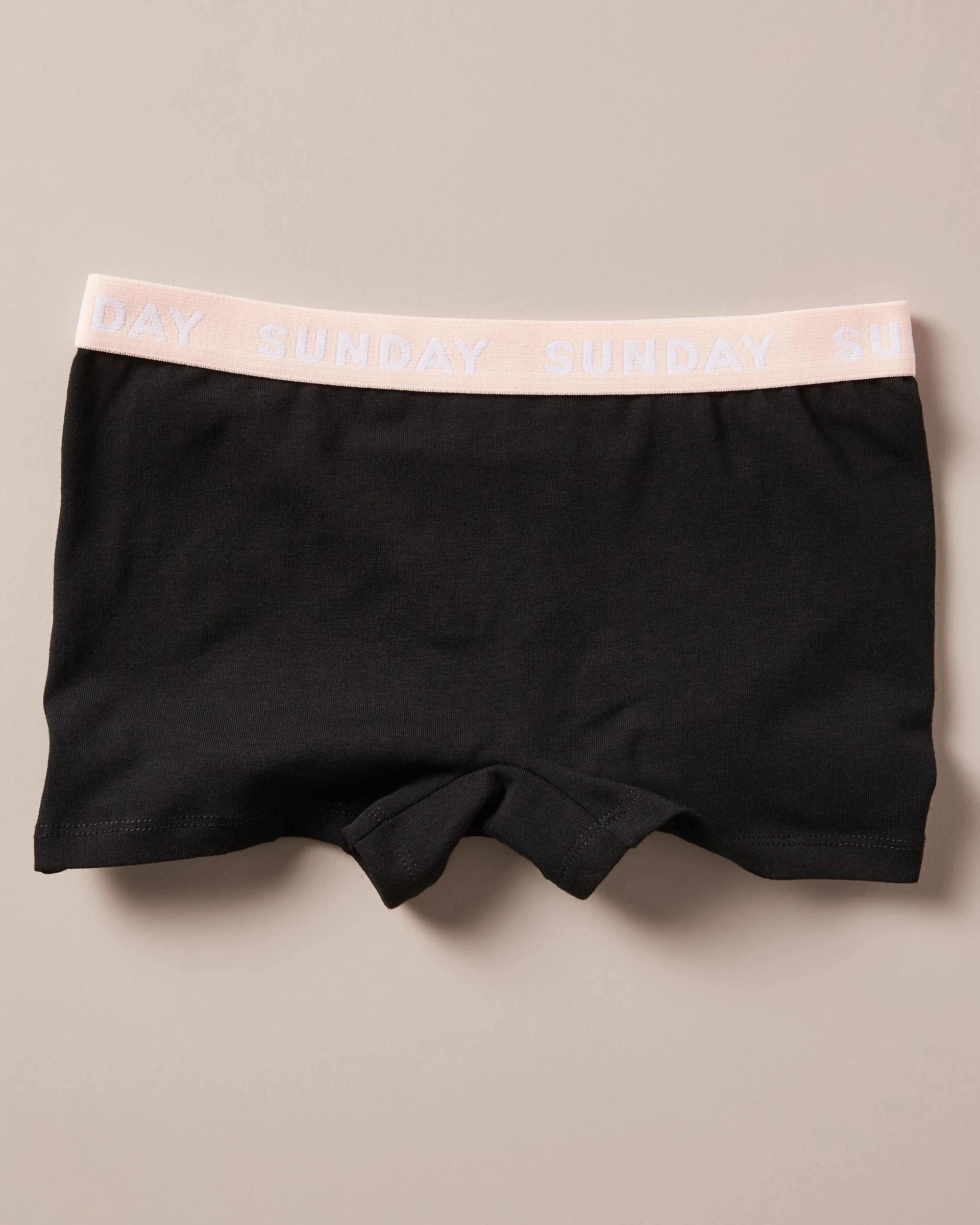2 Girls Maxx Shorties 7 Pack BLACK, 2 of 9