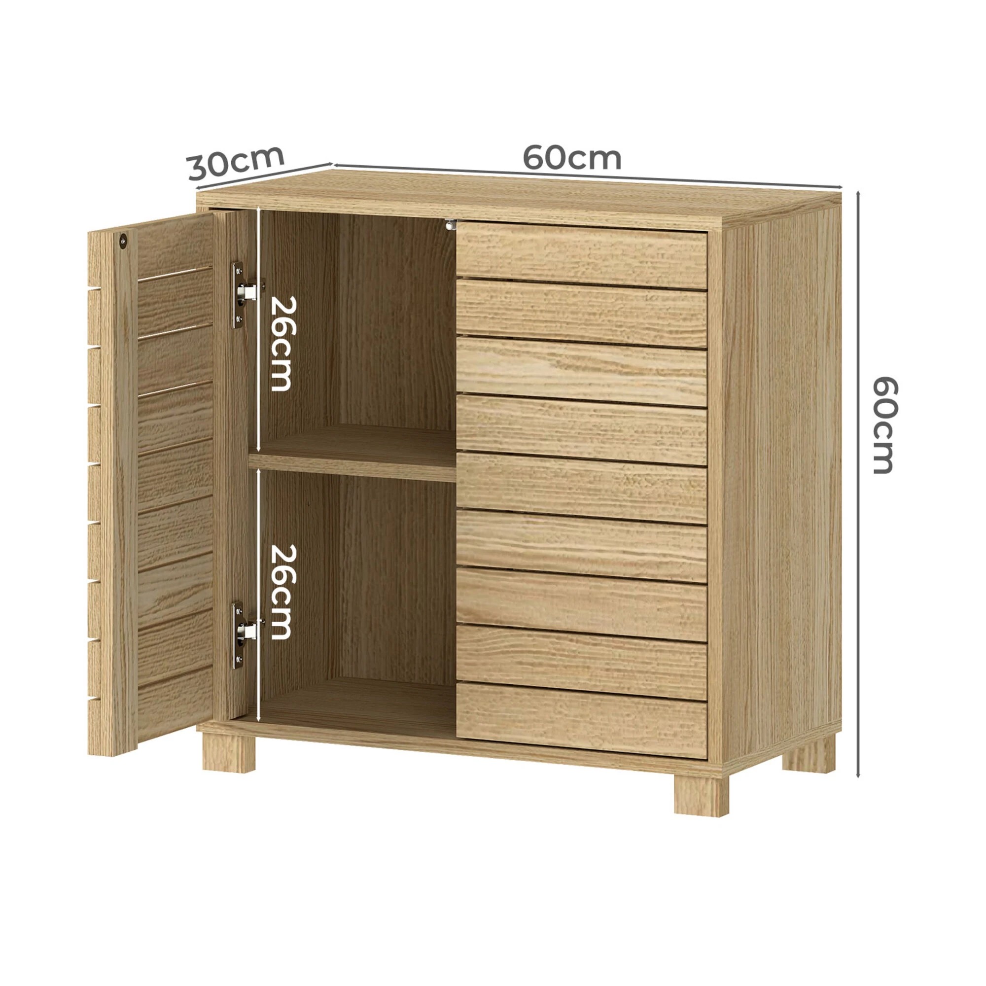 3 Levede Bathroom Storage Cabinet Freestanding Adjustable Shelf Cupboard Organiser, 3 of 9