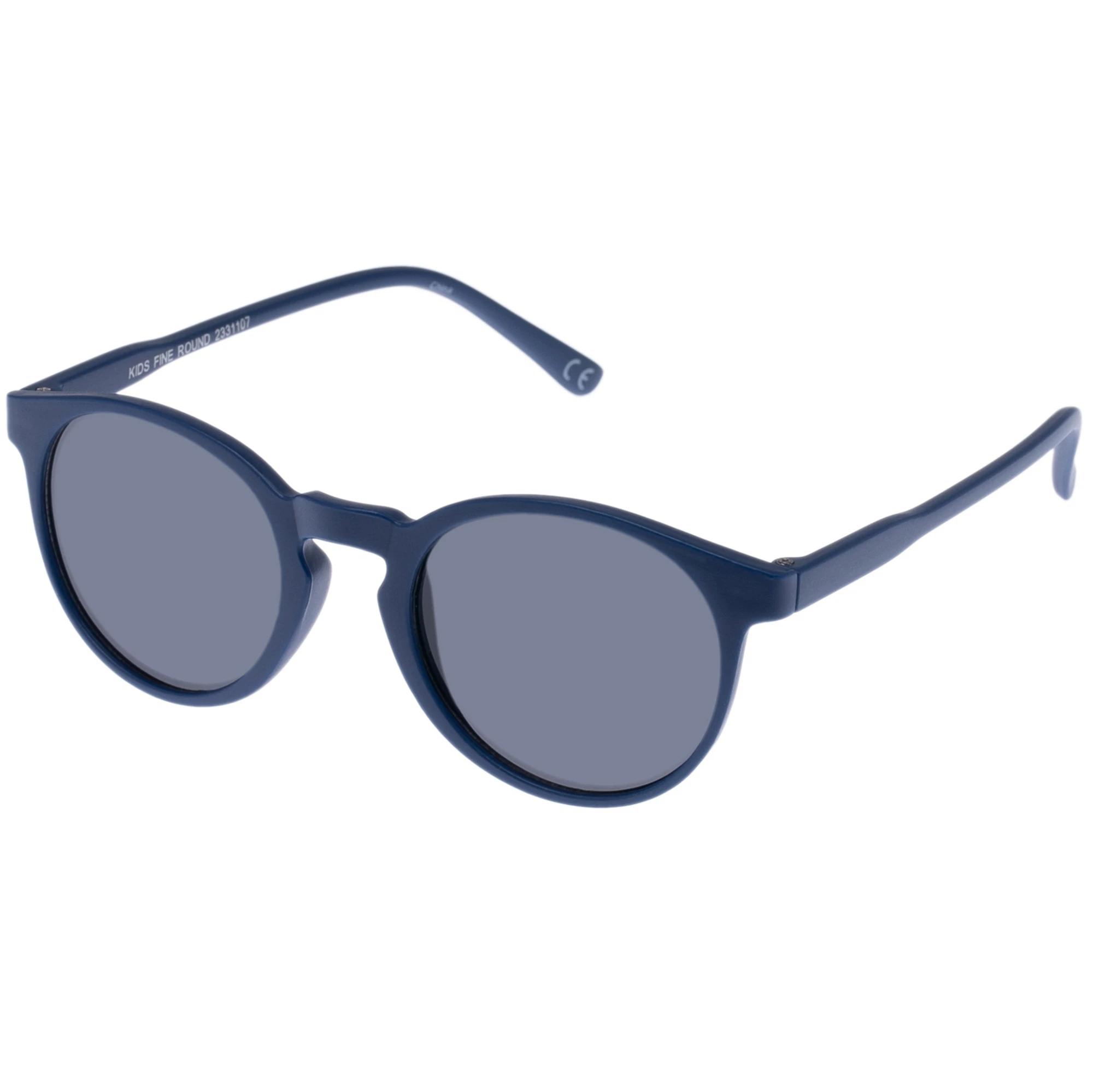 1 Sunshades Eyewear Kids Fine Round Sunglasses NAVY MATTE, 1 of 1