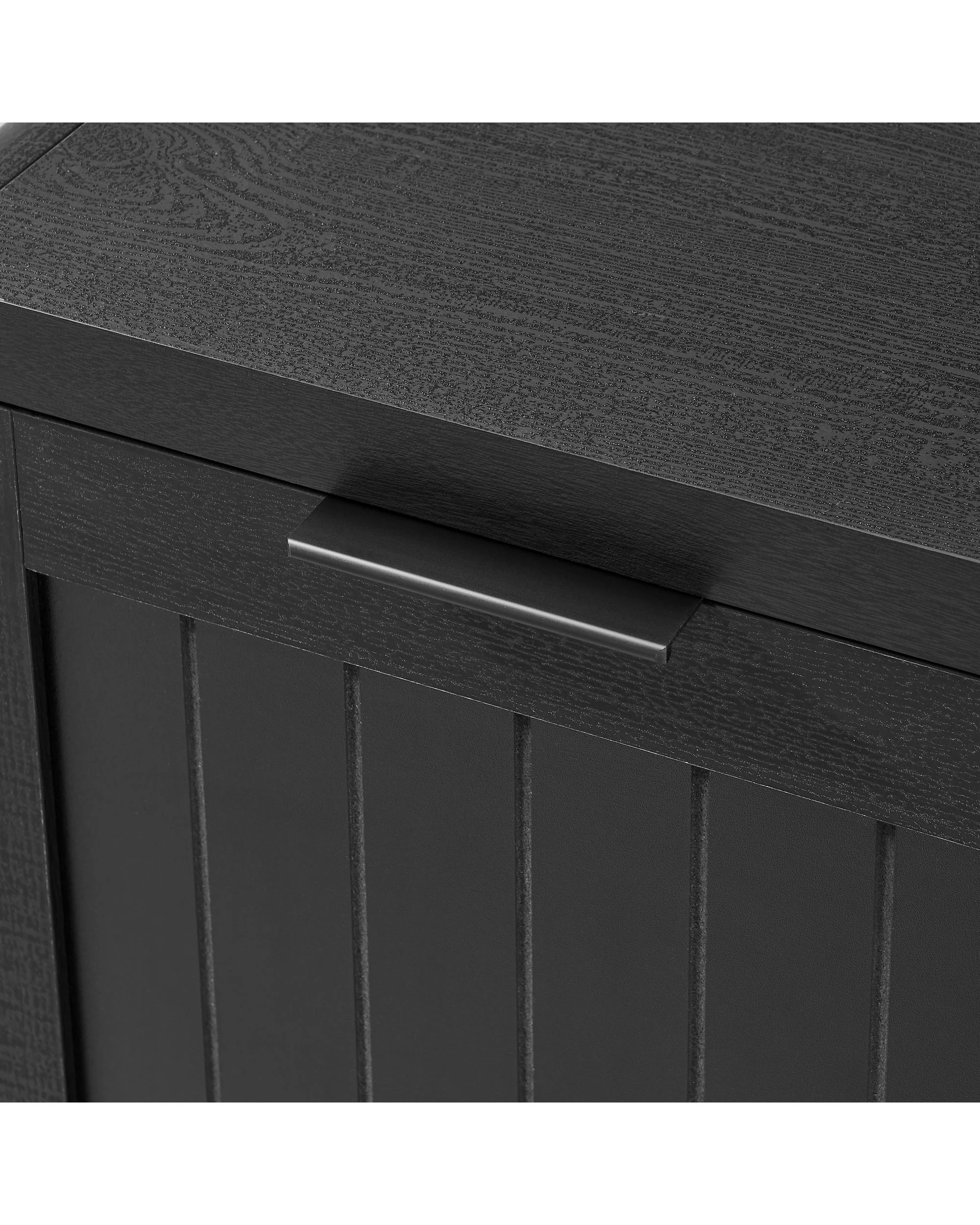 9 Kodu Bedside Unit Nightstand Side Table 1 Door - Black, 9 of 10